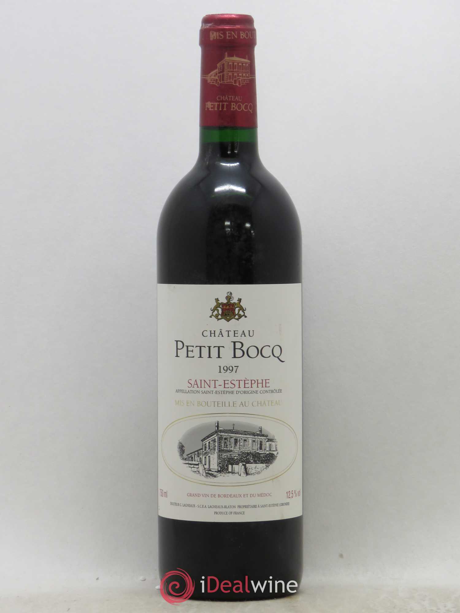 Château Petit Bocq Cru Bourgeois 1997 - Lot de 1 bouteille - 0