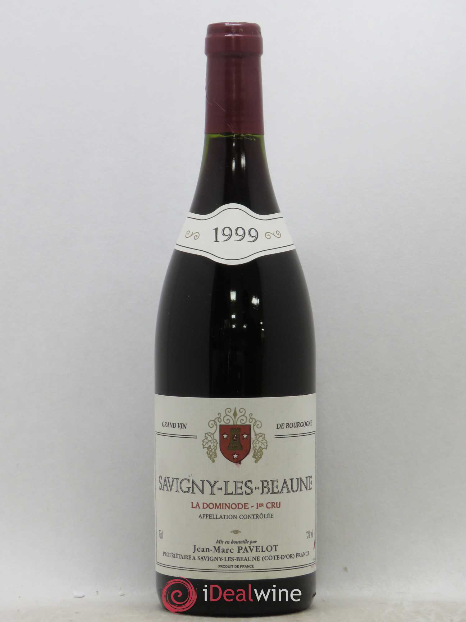 Savigny-lès-Beaune 1er Cru La Dominode JM Pavelot 1999 - Lot de 1 bouteille - 0