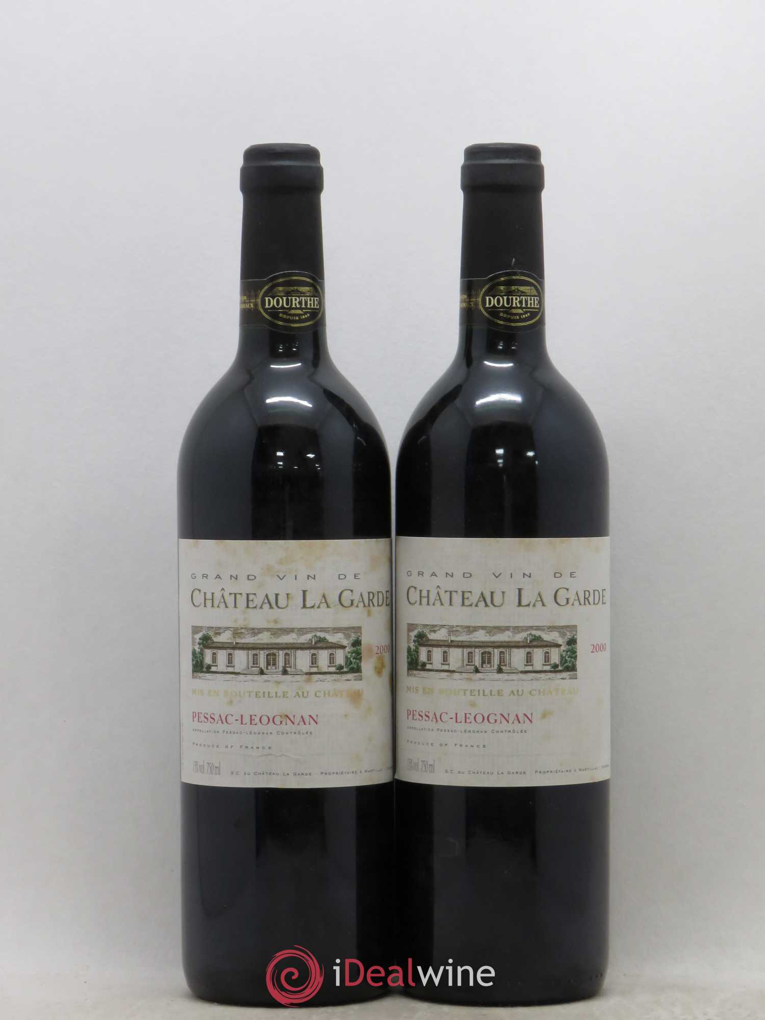 Château la Garde 2000 - Lot de 2 bouteilles - 0