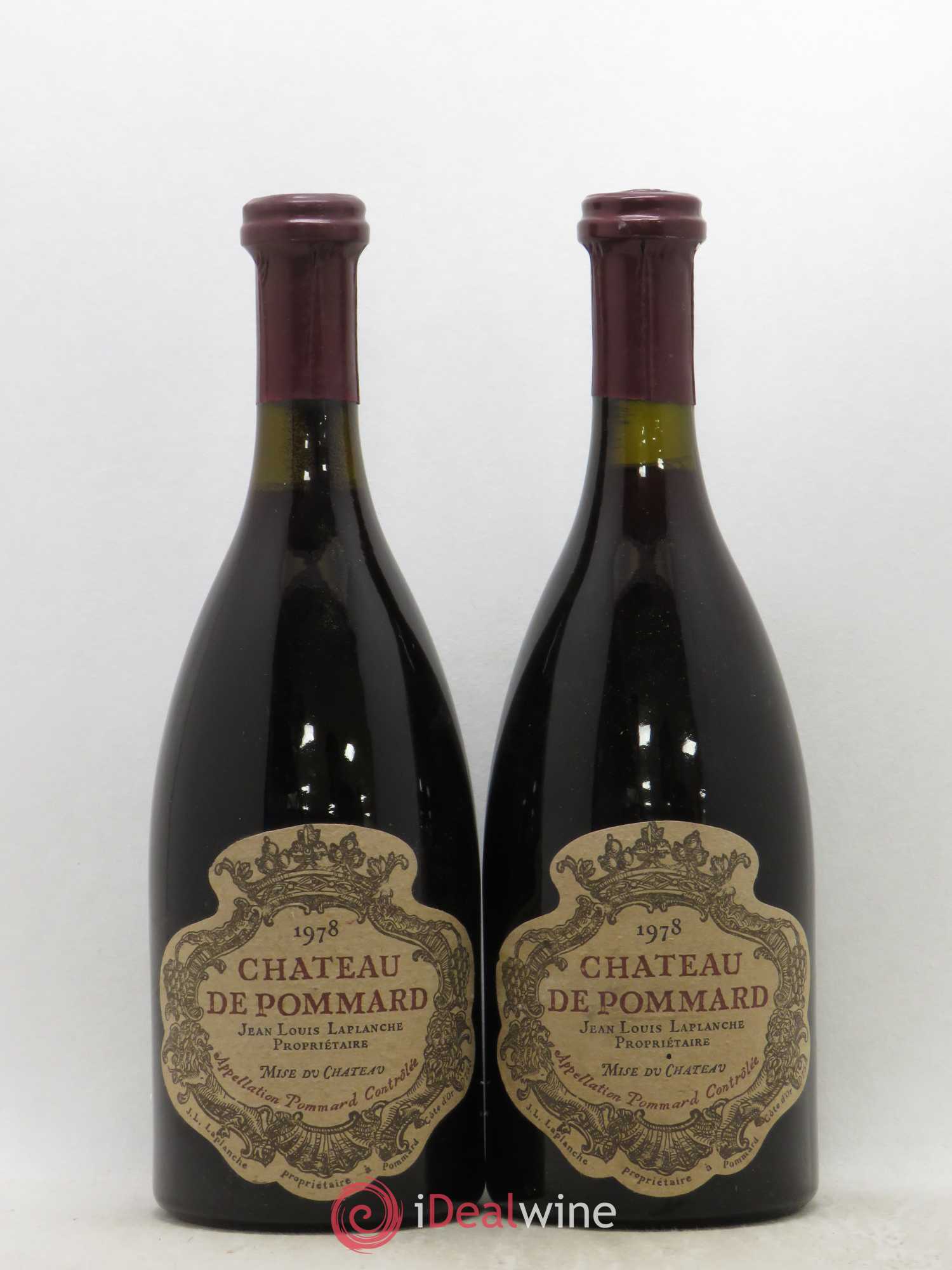 Pommard Château de Pommard 1978 - Lot de 2 bouteilles - 0