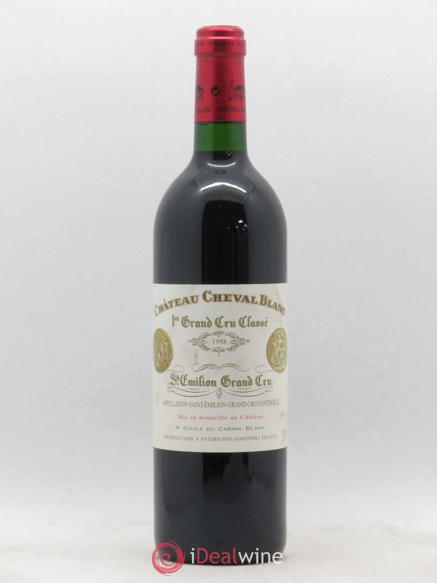 Château Cheval Blanc 1er Grand Cru Classé A 1998 - Lot de 1 bouteille - 0