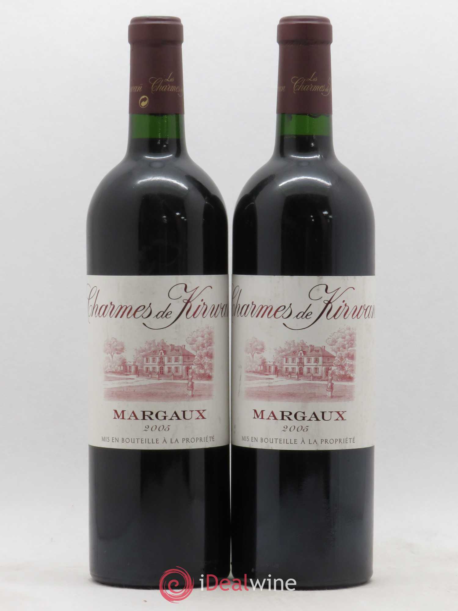 Charmes de Kirwan Second Vin 2005 - Lot of 2 bottles - 0