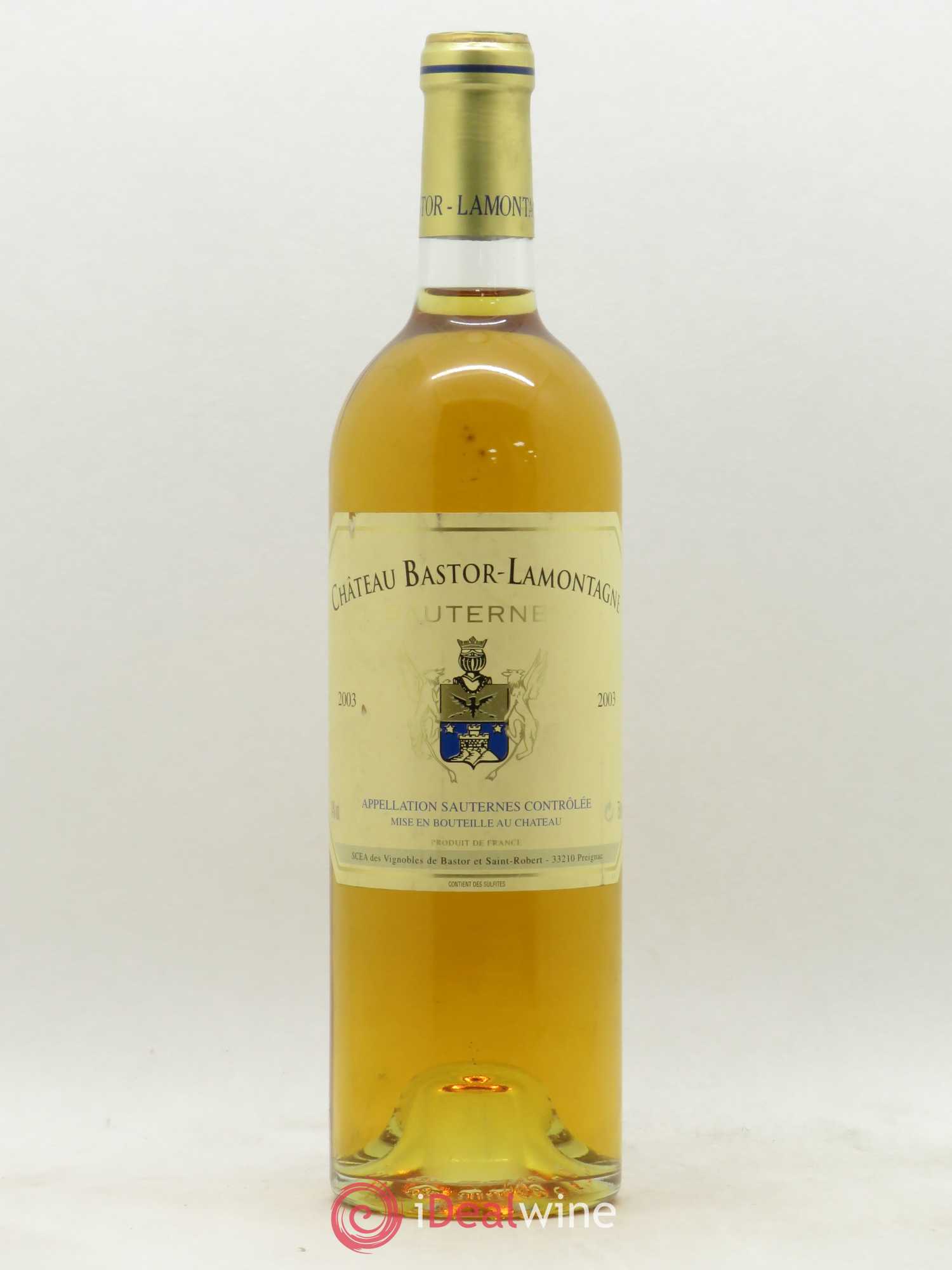 Château Bastor Lamontagne 2003 - Lotto di 1 bottiglia - 0