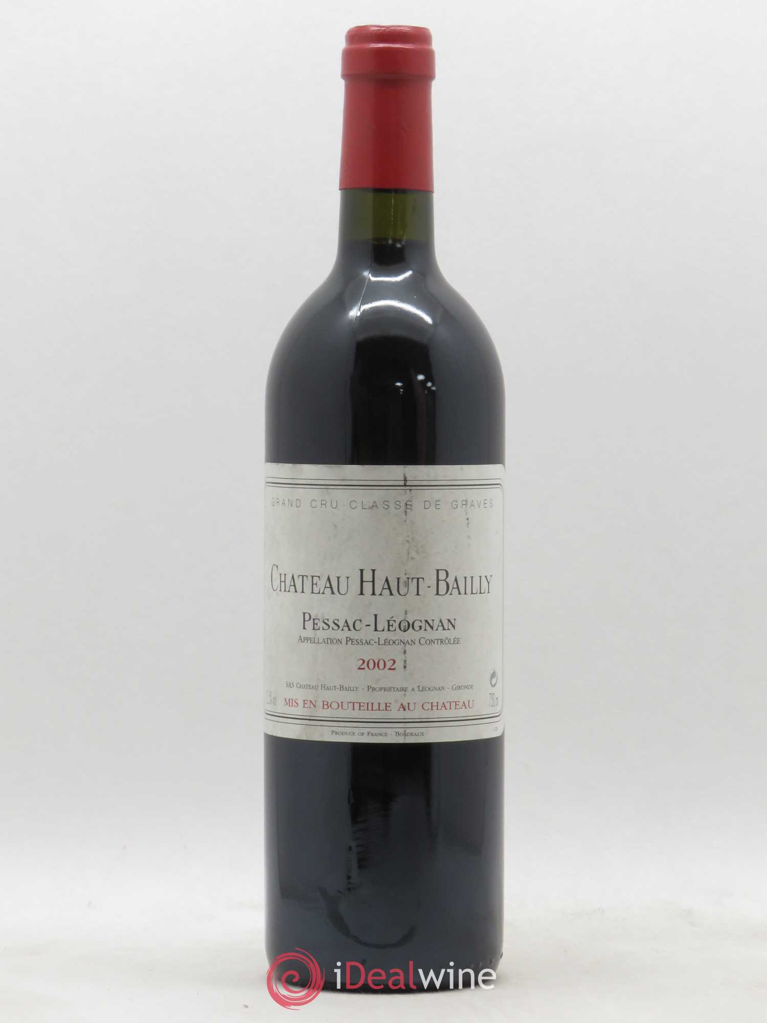 Château Haut-Bailly Cru Classé de Graves 2002 - Lot de 1 bouteille - 0