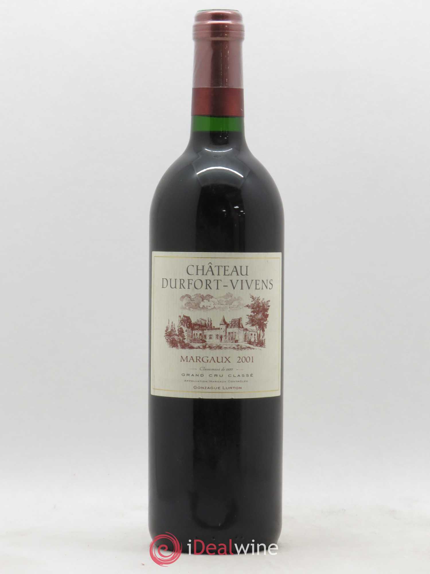 Château Durfort Vivens 2ème Grand Cru Classé 2001 - Lot de 1 bouteille - 0