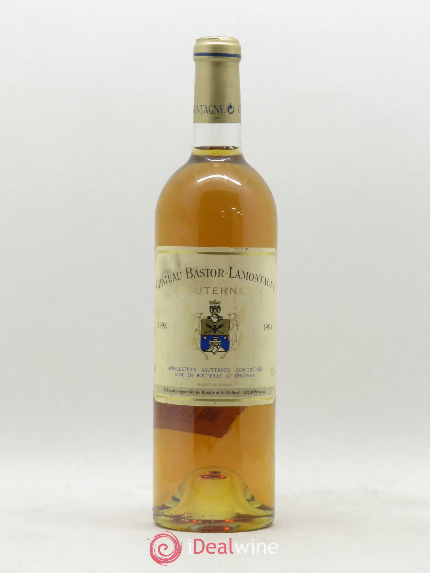 Château Bastor Lamontagne 1998 - Lot de 1 bouteille - 0