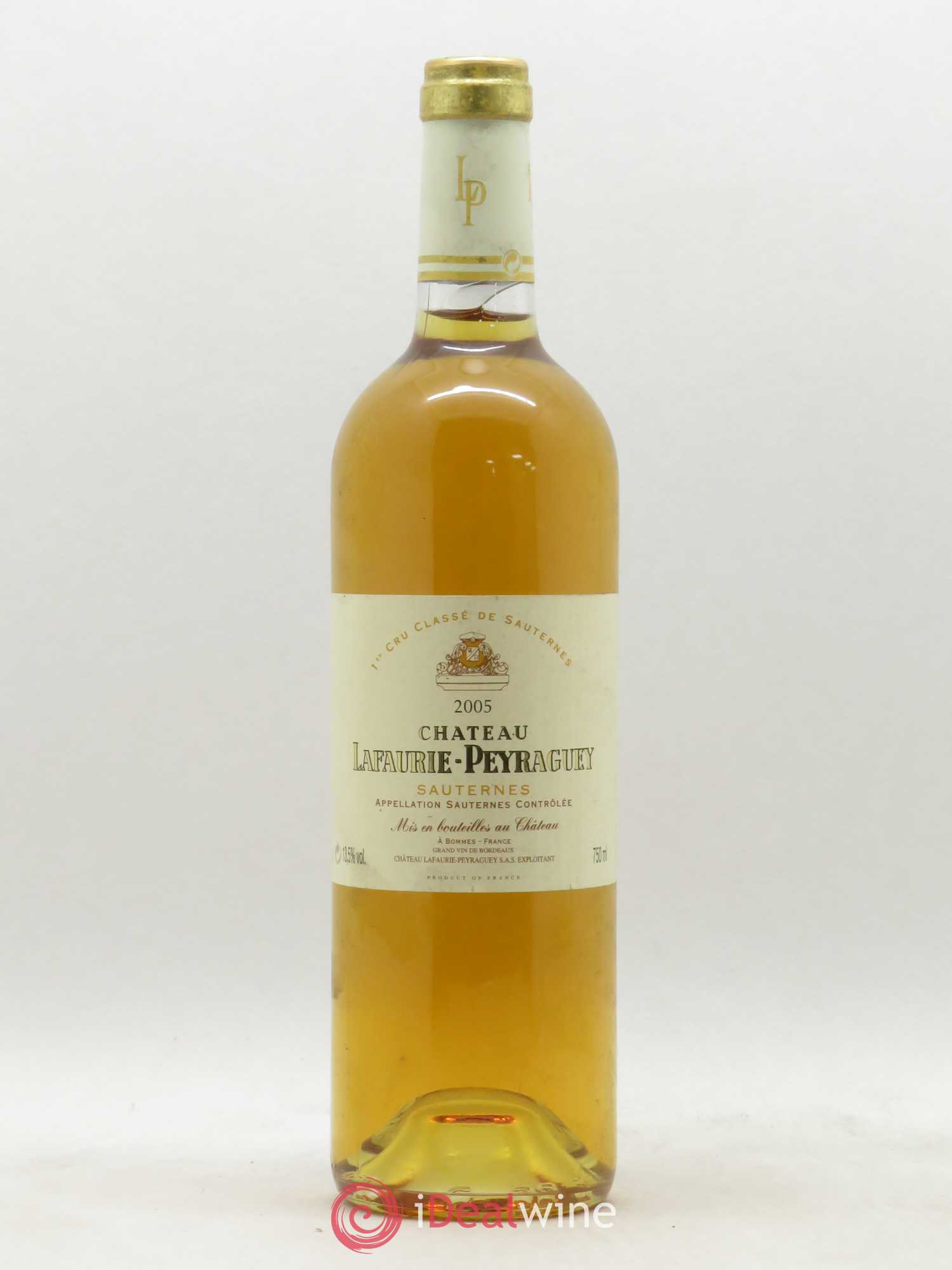 Château Lafaurie-Peyraguey 1er Grand Cru Classé 2005 - Lotto di 1 bottiglia - 0