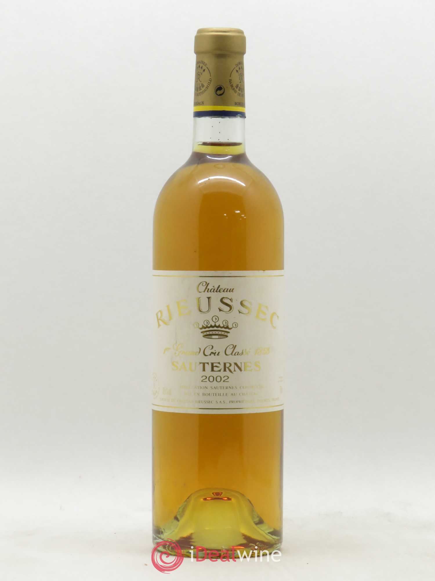 Château Rieussec 1er Grand Cru Classé 2002 - Posten von 1 Flasche - 0