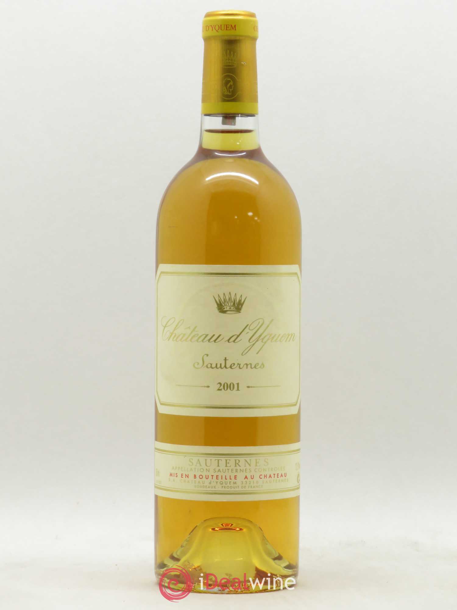 Château d' Yquem 1er Cru Classé Supérieur 2001 - Lotto di 1 bottiglia - 0