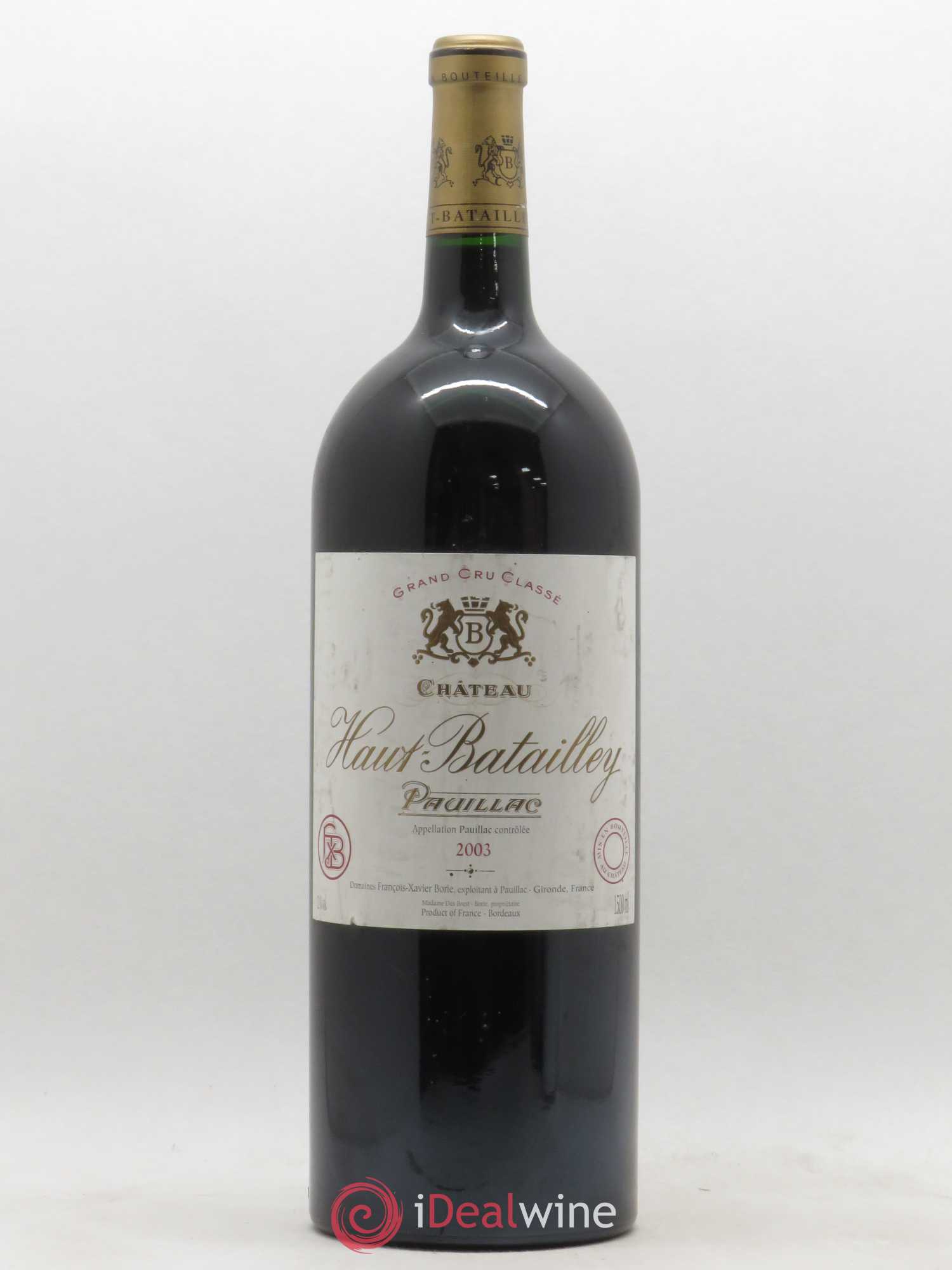 Château Haut Batailley 5ème Grand Cru Classé 2003 - Lot de 1 magnum - 0