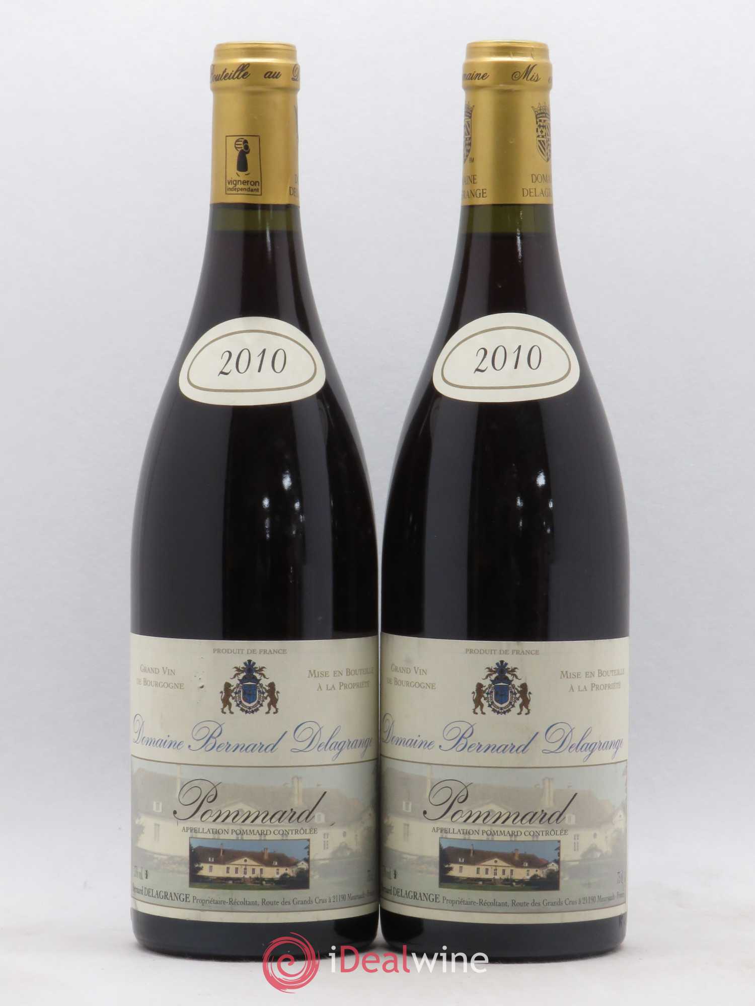 Pommard Domaine Bernard Delagrange 2010 - Posten von 2 Flaschen - 0