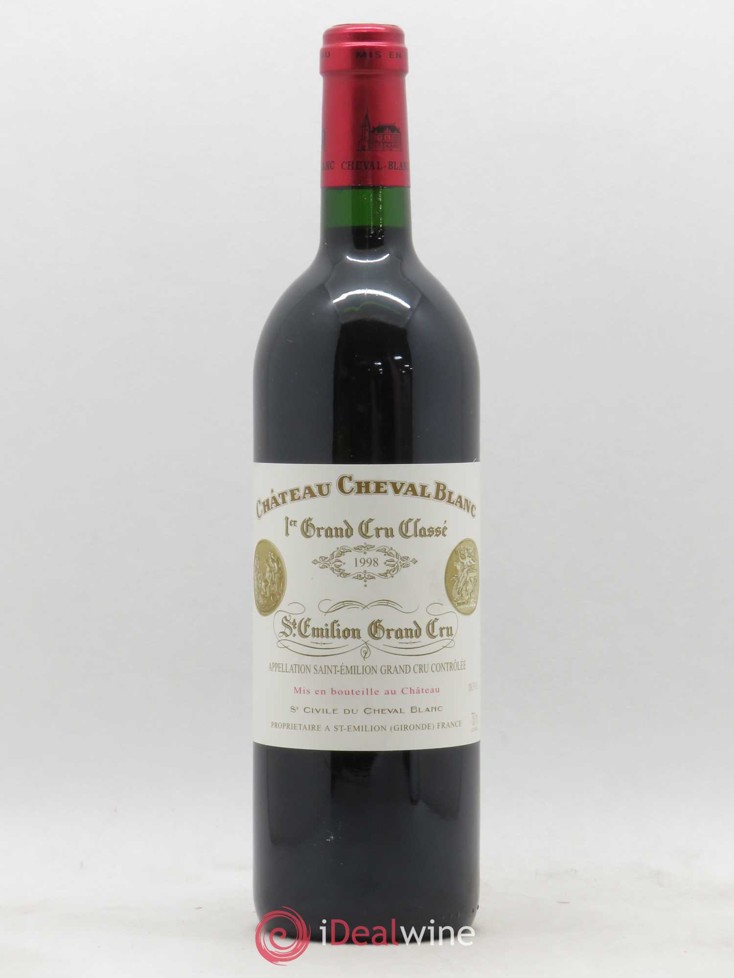 Château Cheval Blanc 1er Grand Cru Classé A 1998 - Lot de 1 bouteille - 0