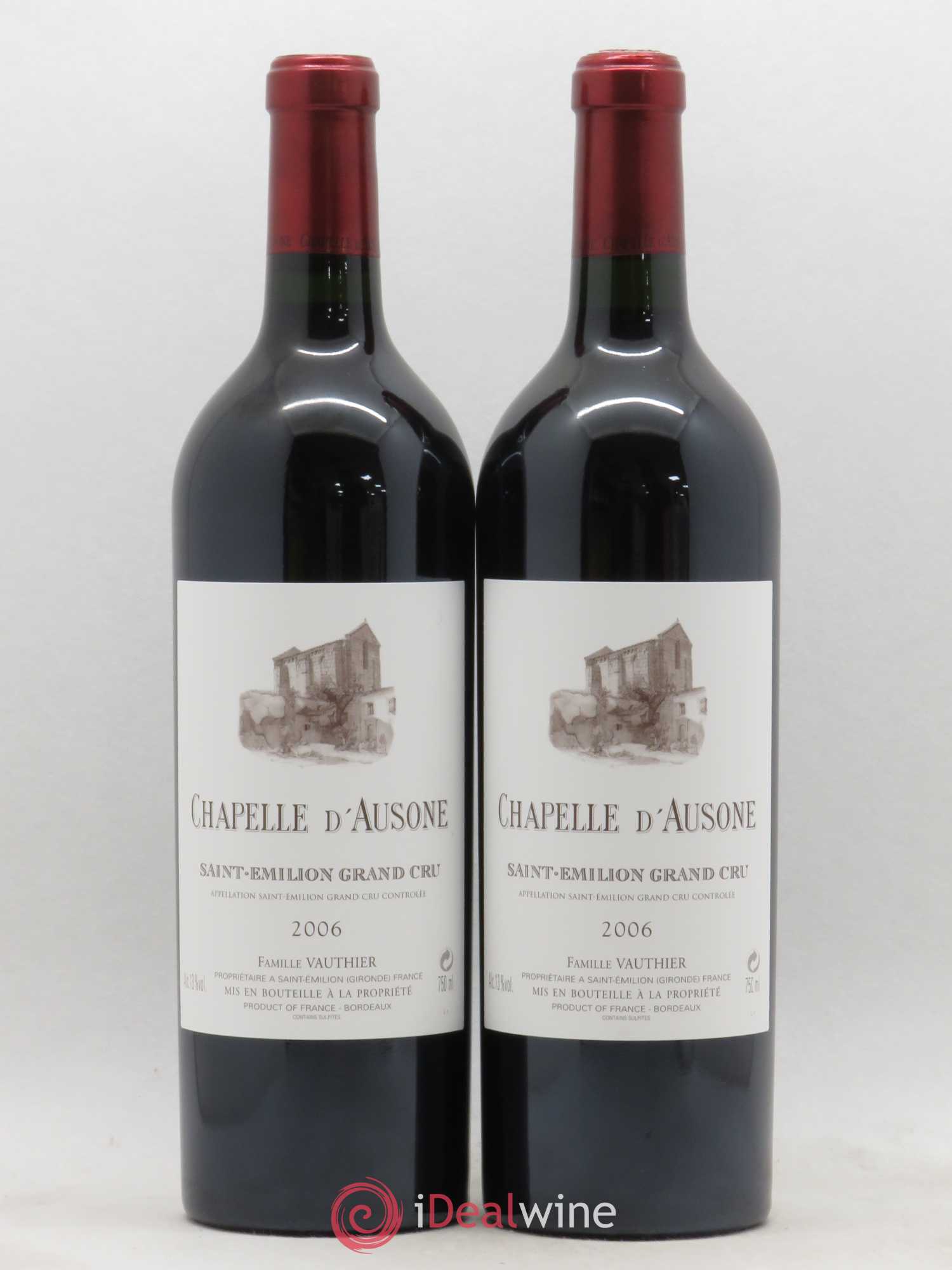 Chapelle d'Ausone Second Vin 2006 - Lot de 2 bouteilles - 0