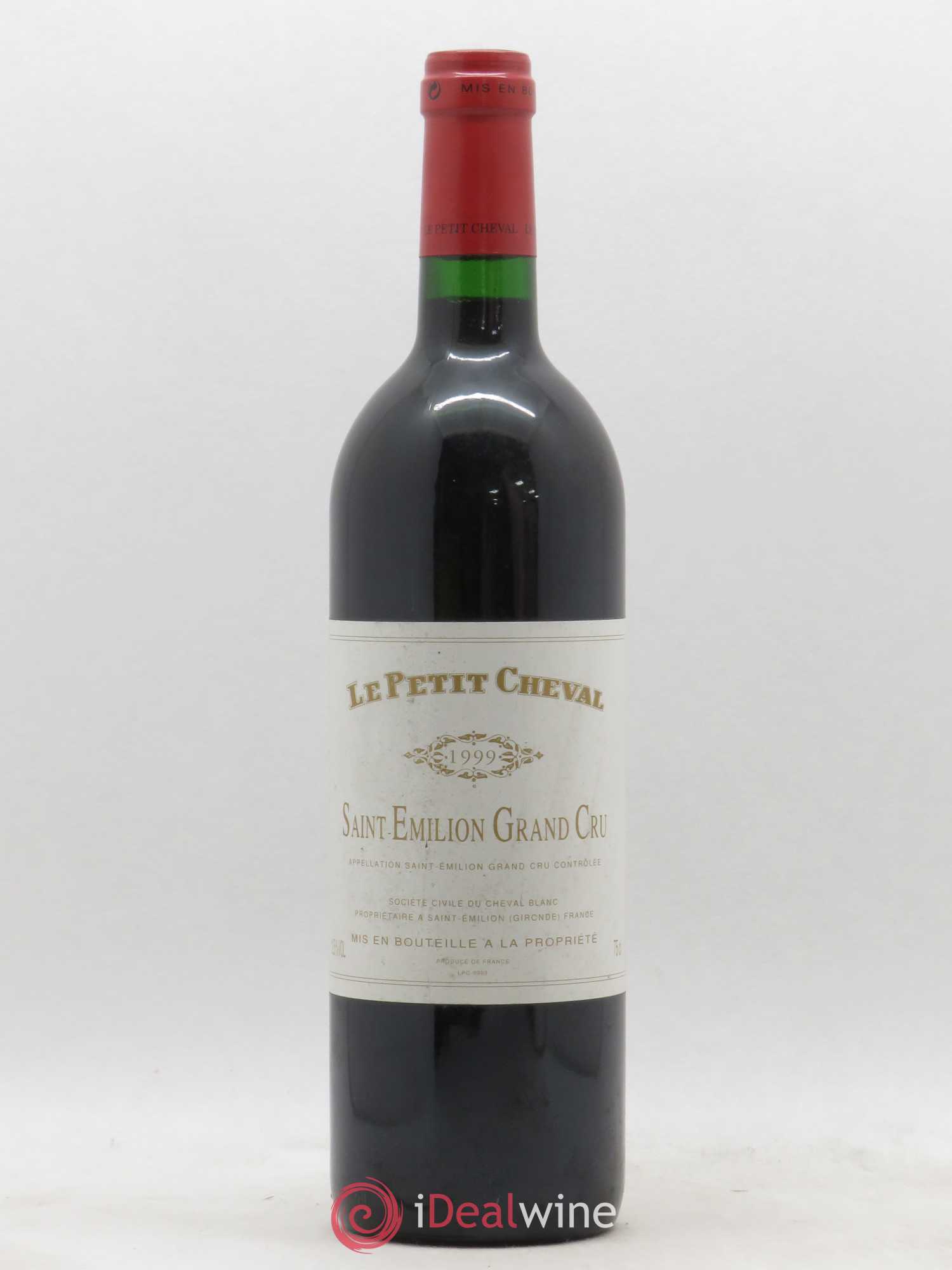Le Petit Cheval Second Vin 1999 - Lot de 1 bouteille - 0