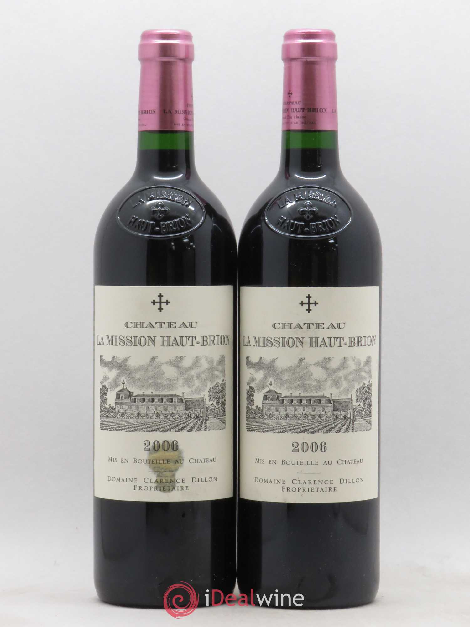 Château la Mission Haut-Brion Cru Classé de Graves 2006 - Lot de 2 bouteilles - 0