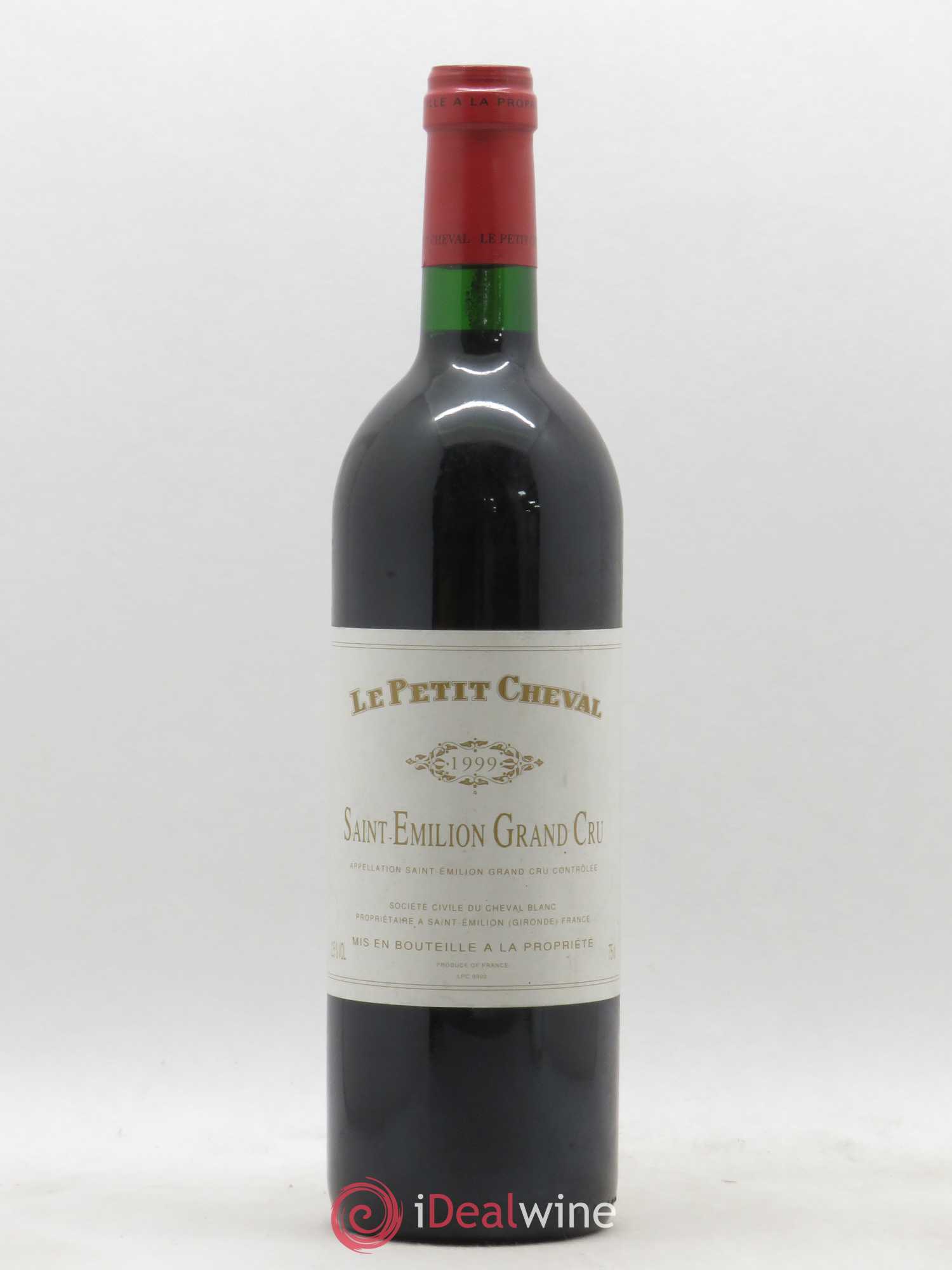 Le Petit Cheval Second Vin 1999 - Lot de 1 bouteille - 0