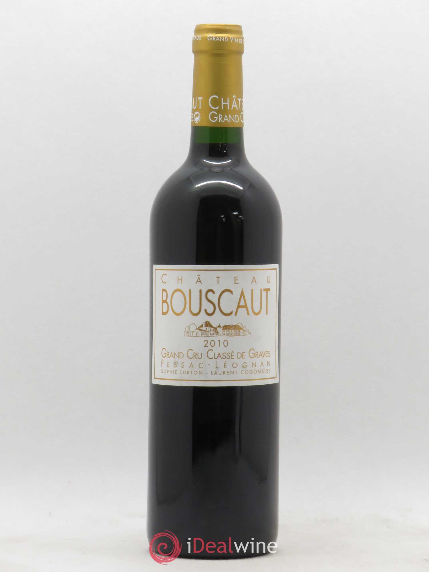 Château Bouscaut Cru Classé de Graves 2010 - Lot de 1 bouteille - 0