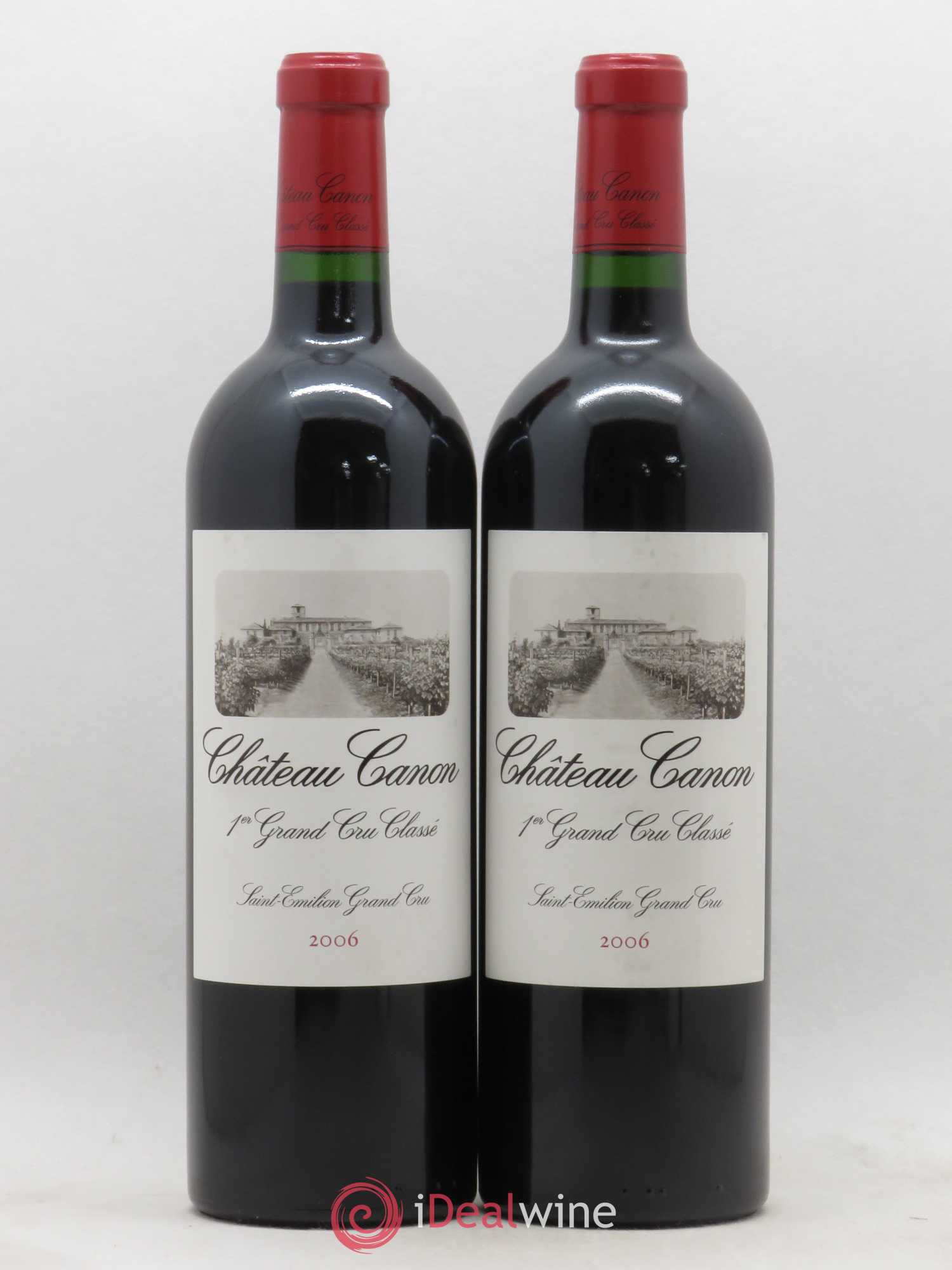 Château Canon 1er Grand Cru Classé B 2006 - Lot de 2 bouteilles - 0