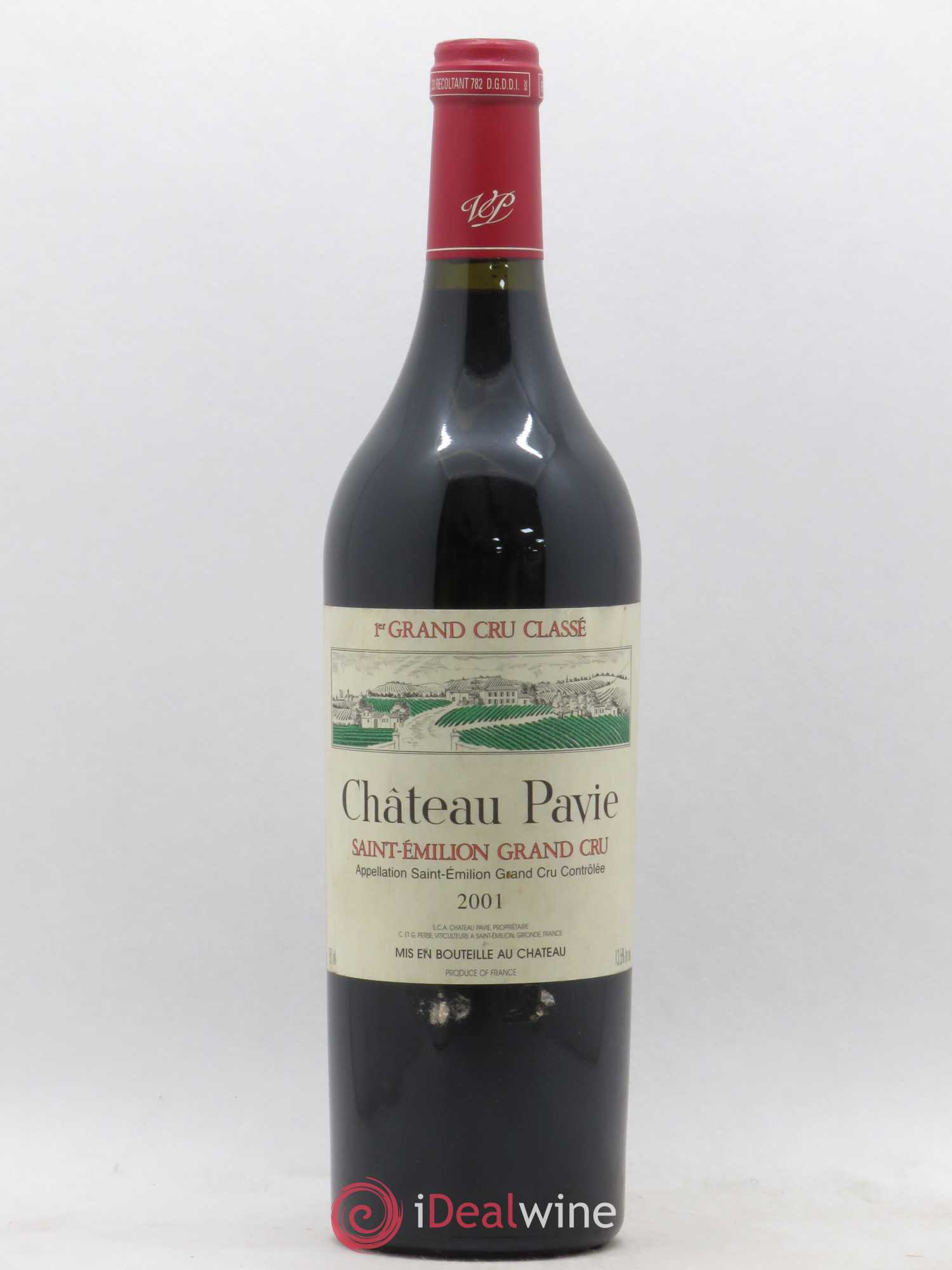 Château Pavie 1er Grand Cru Classé A 2001 - Lot de 1 bouteille - 0