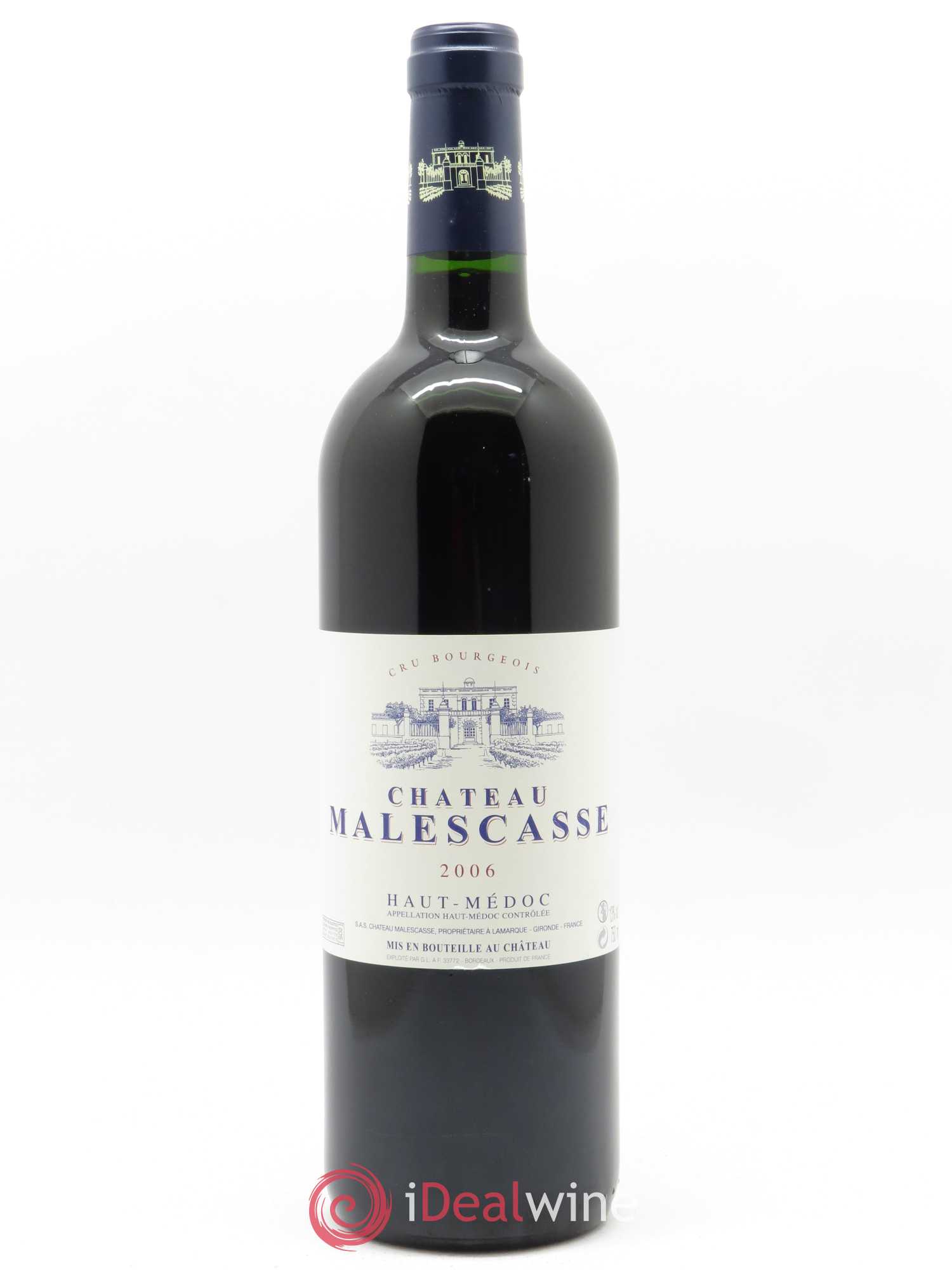 Château Malescasse Cru Bourgeois Exceptionnel 2006 - Lot de 1 bouteille - 0