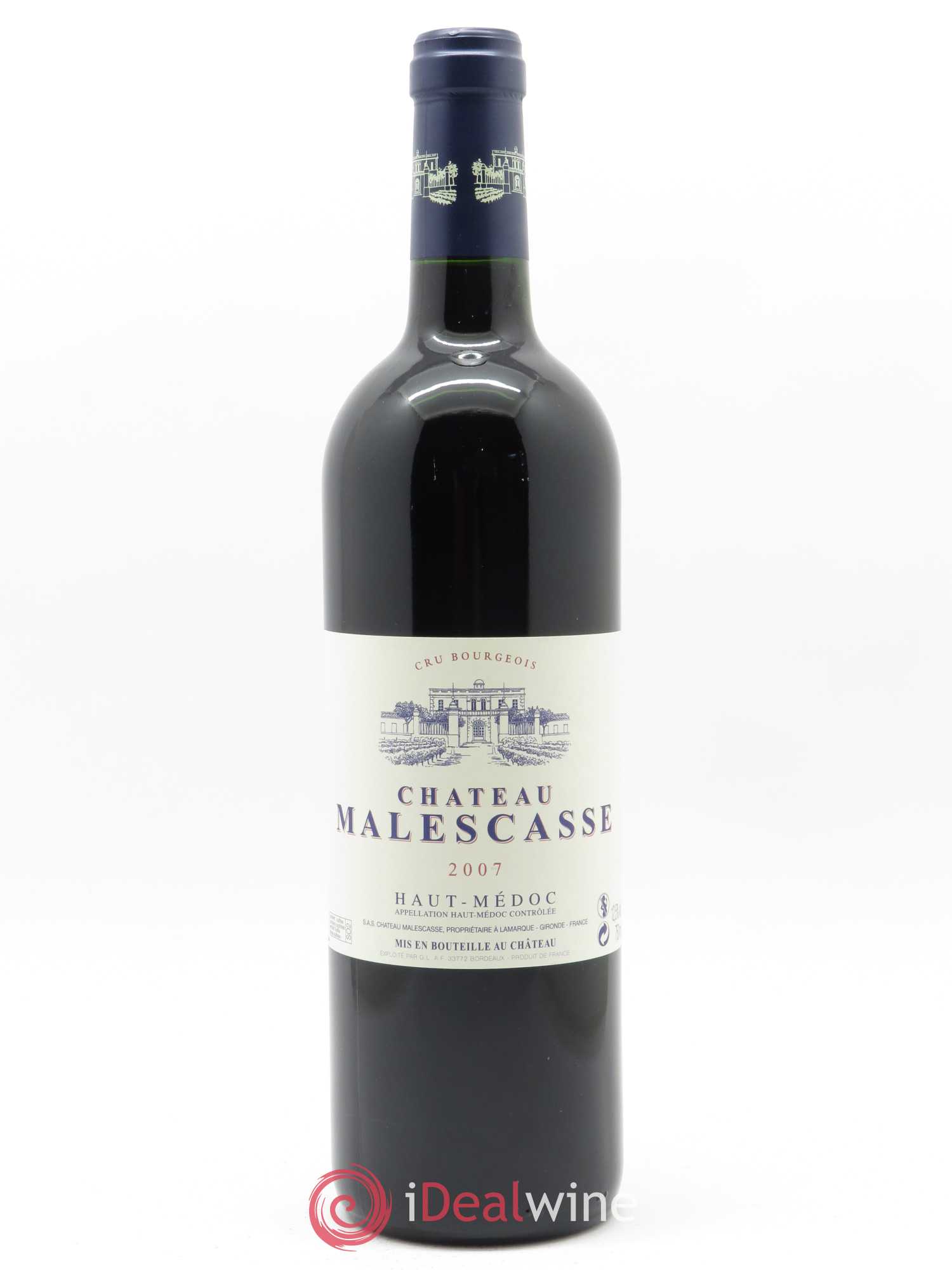 Château Malescasse Cru Bourgeois Exceptionnel 2007 - Lot de 1 bouteille - 0