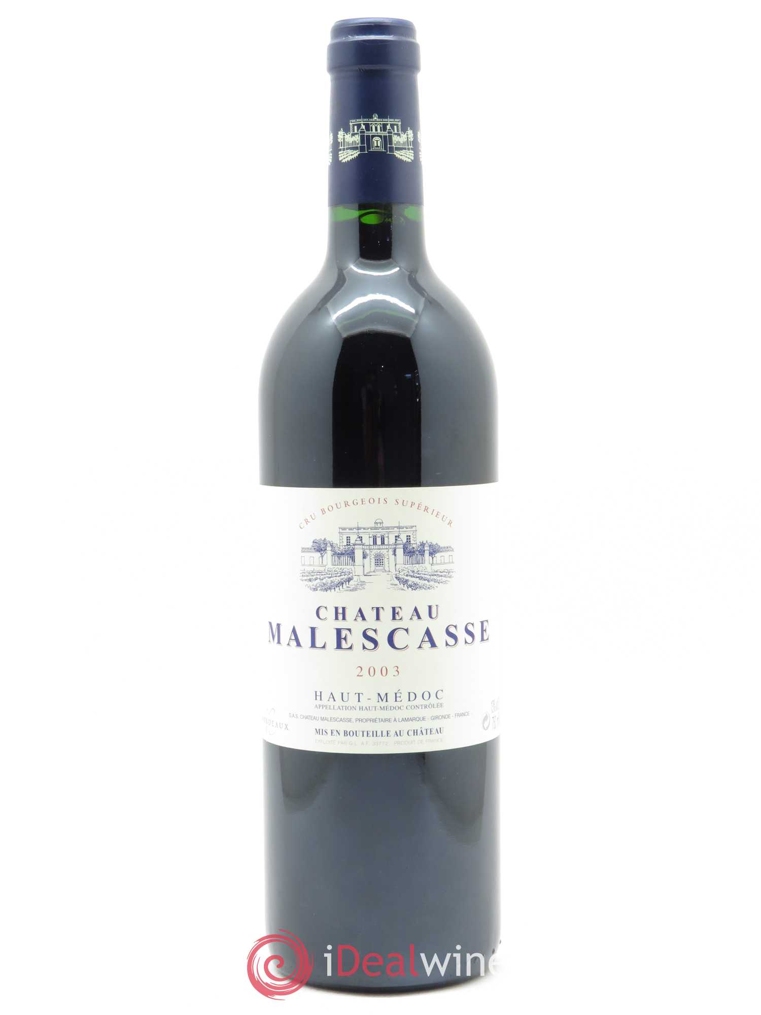 Château Malescasse Cru Bourgeois Exceptionnel 2003 - Lot de 1 bouteille - 0