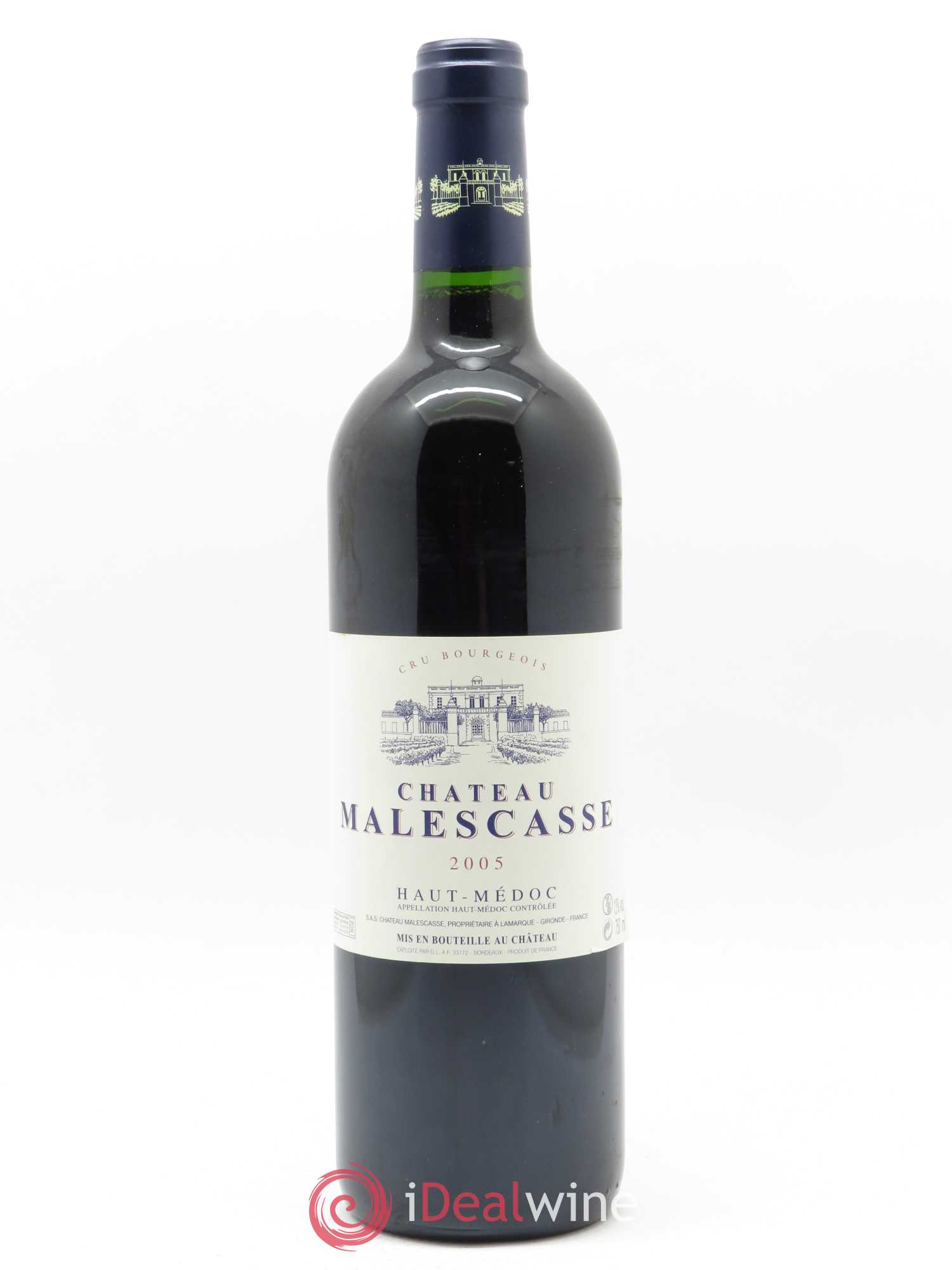 Château Malescasse Cru Bourgeois Exceptionnel 2005 - Lot de 1 bouteille - 0