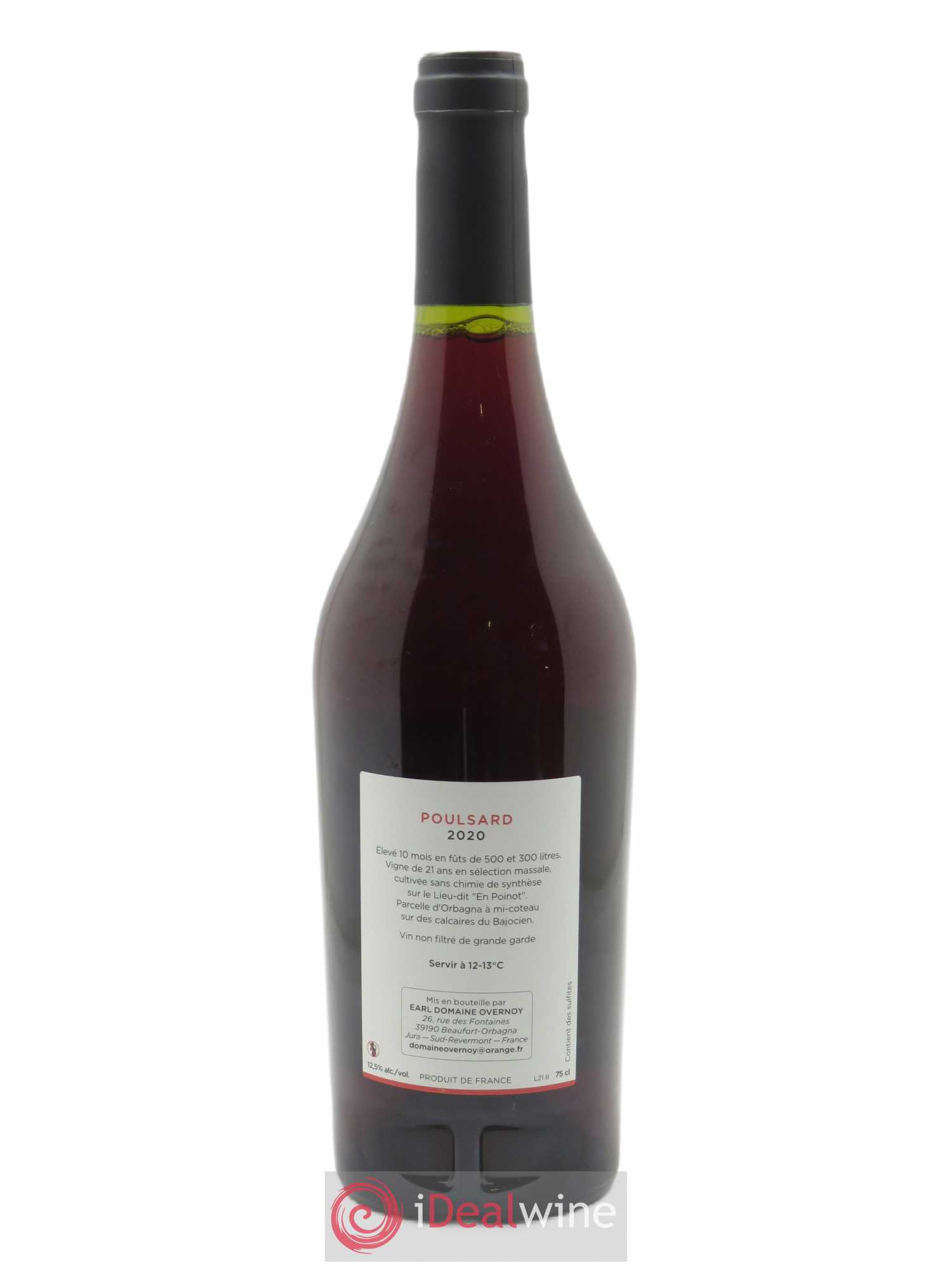 Côtes du Jura Poulsard Guillaume Overnoy 2020 - Lot de 1 bouteille - 1