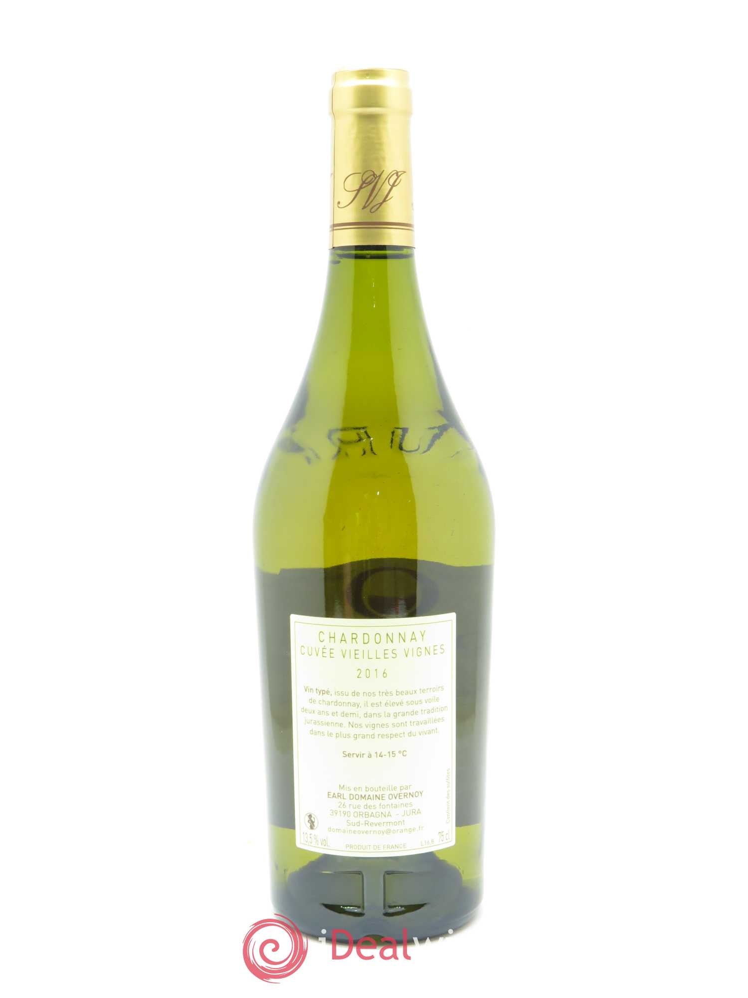 Côtes du Jura Chardonnay Cuvée Vieilles Vignes Guillaume Overnoy 2016 - Lot de 1 bouteille - 1