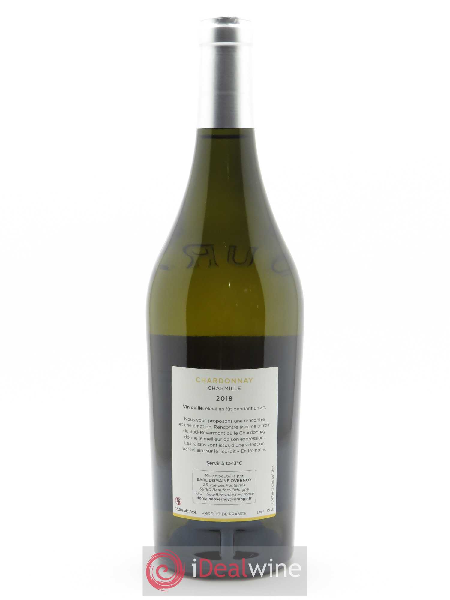 Côtes du Jura Charmille Chardonnay Guillaume Overnoy 2018 - Lot de 1 bouteille - 1