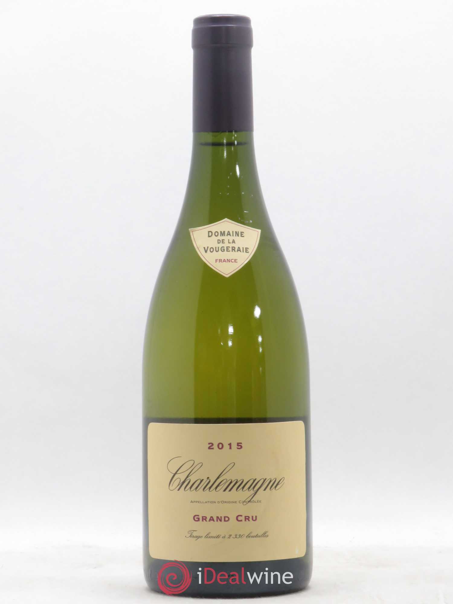 Corton-Charlemagne Grand Cru Le Charlemagne La Vougeraie 2015 - Lot de 1 bouteille - 0