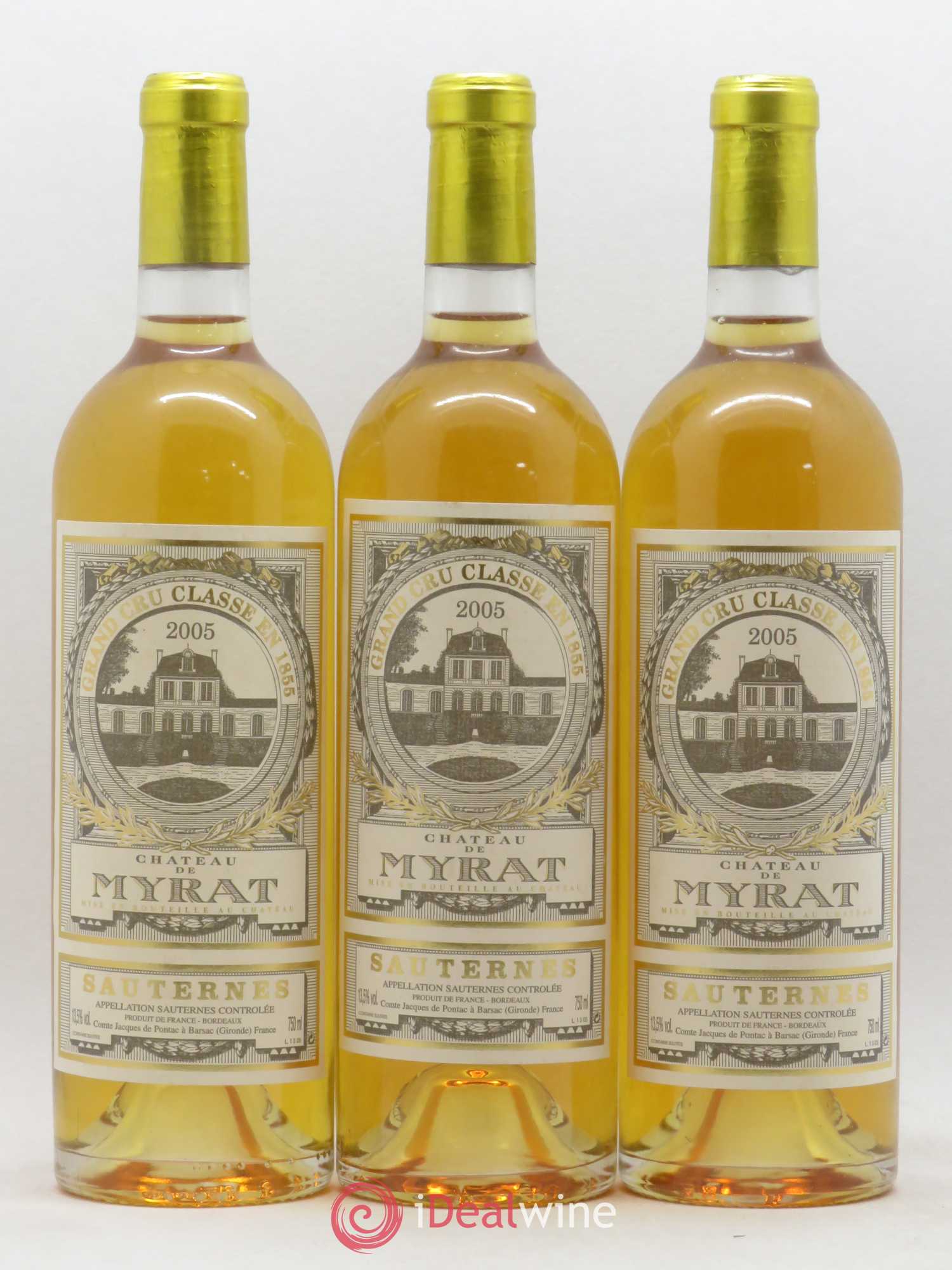 Château de Myrat 2ème Grand Cru Classé 2005 - Lotto di 6 bottiglie - 1