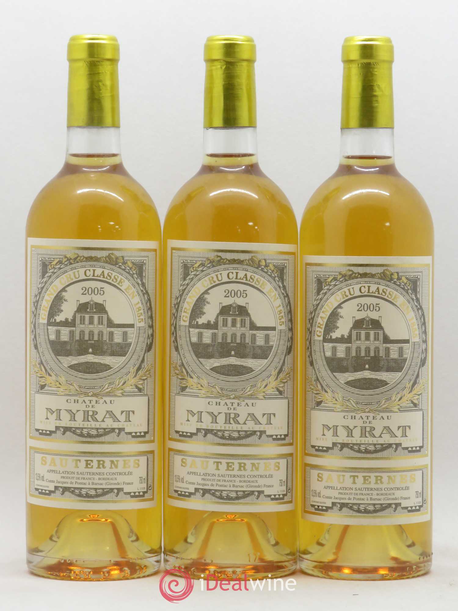 Château de Myrat 2ème Grand Cru Classé 2005 - Lotto di 6 bottiglie - 2