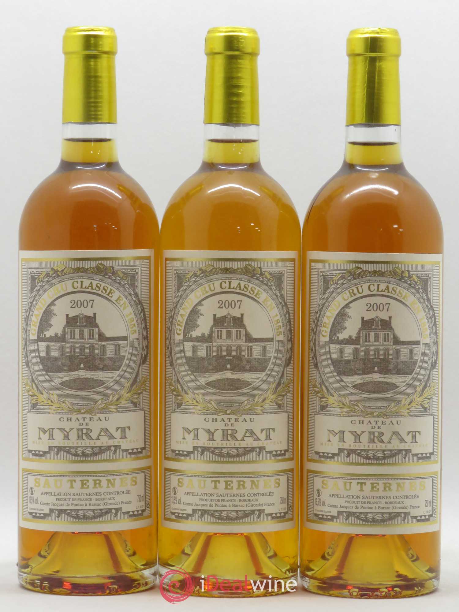 Château de Myrat 2ème Grand Cru Classé 2007 - Lotto di 6 bottiglie - 1