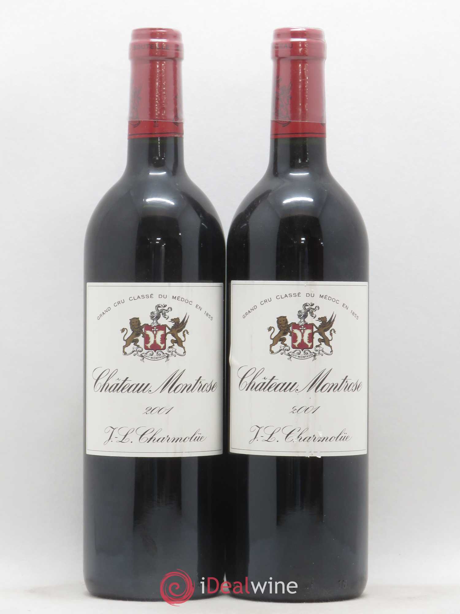 Château Montrose 2ème Grand Cru Classé 2001 - Lot de 2 bouteilles - 0