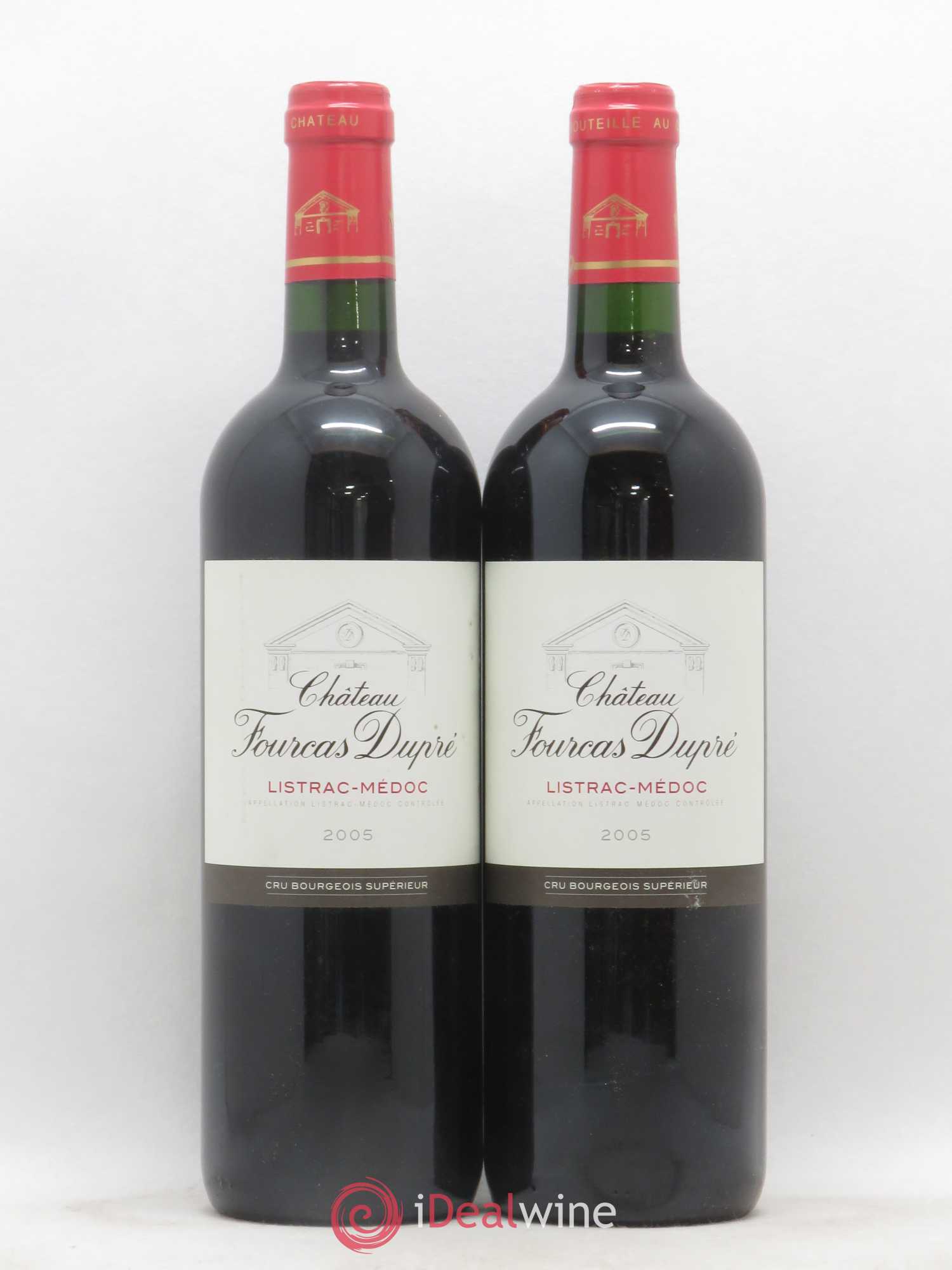 Château Fourcas Dupré (sans prix de réserve) 2005 - Lot de 2 bouteilles - 0