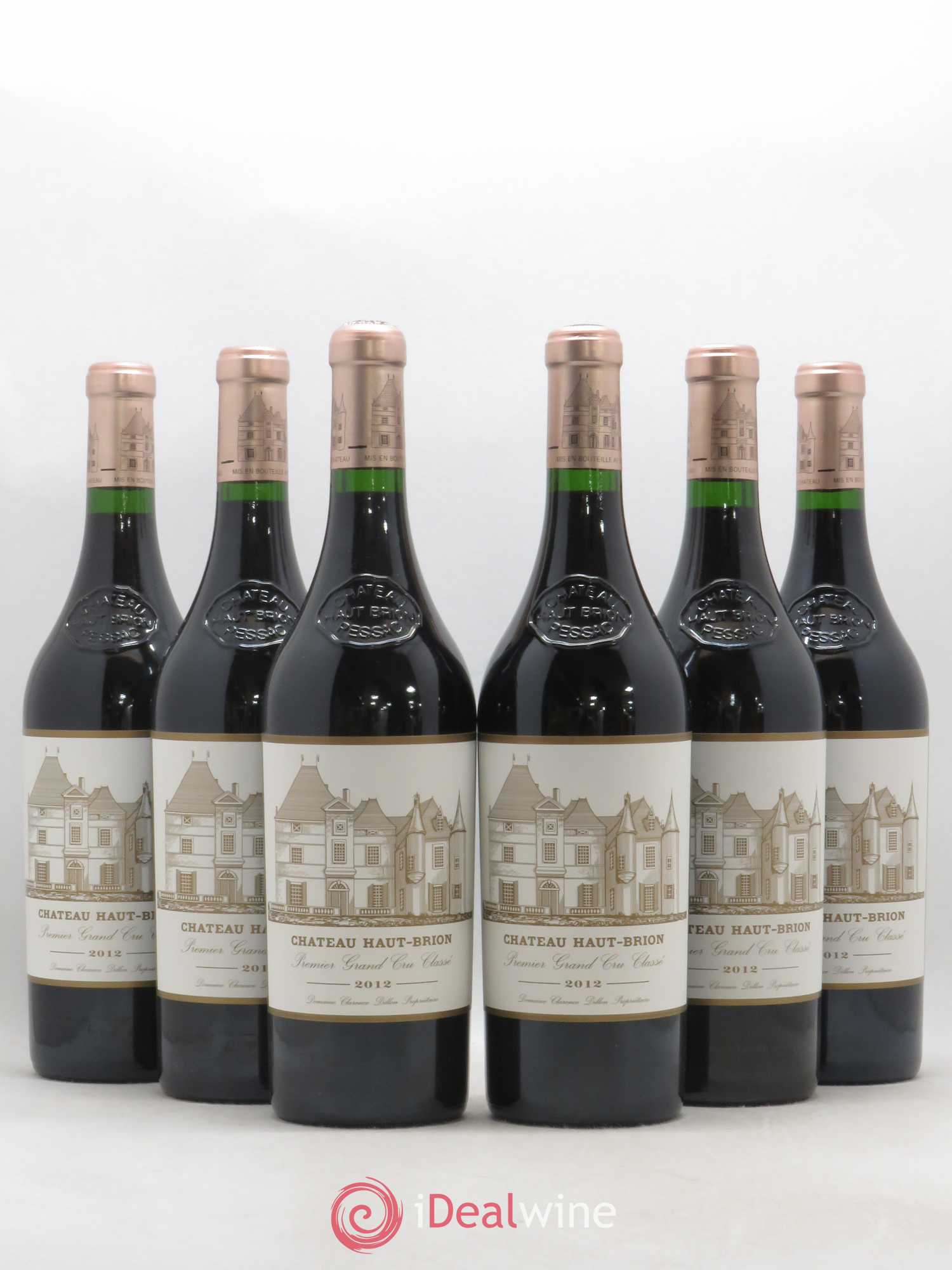 Château Haut Brion 1er Grand Cru Classé 2012 - Lot de 6 bouteilles - 0