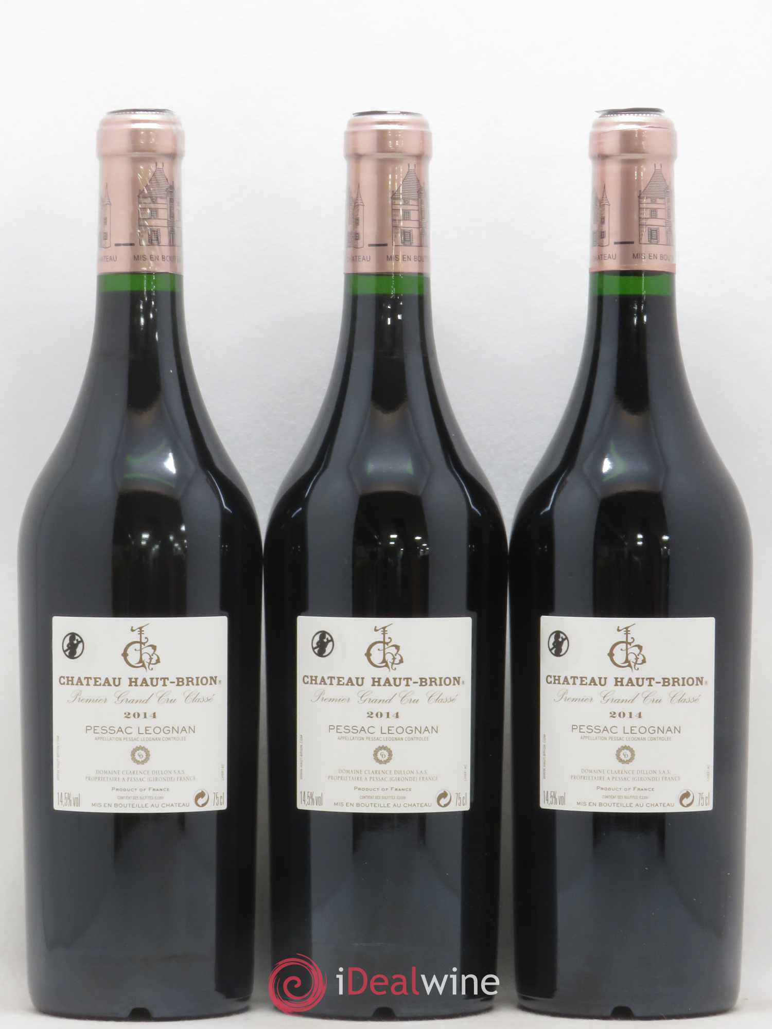 Château Haut Brion 1er Grand Cru Classé 2014 - Lot de 12 bouteilles - 5