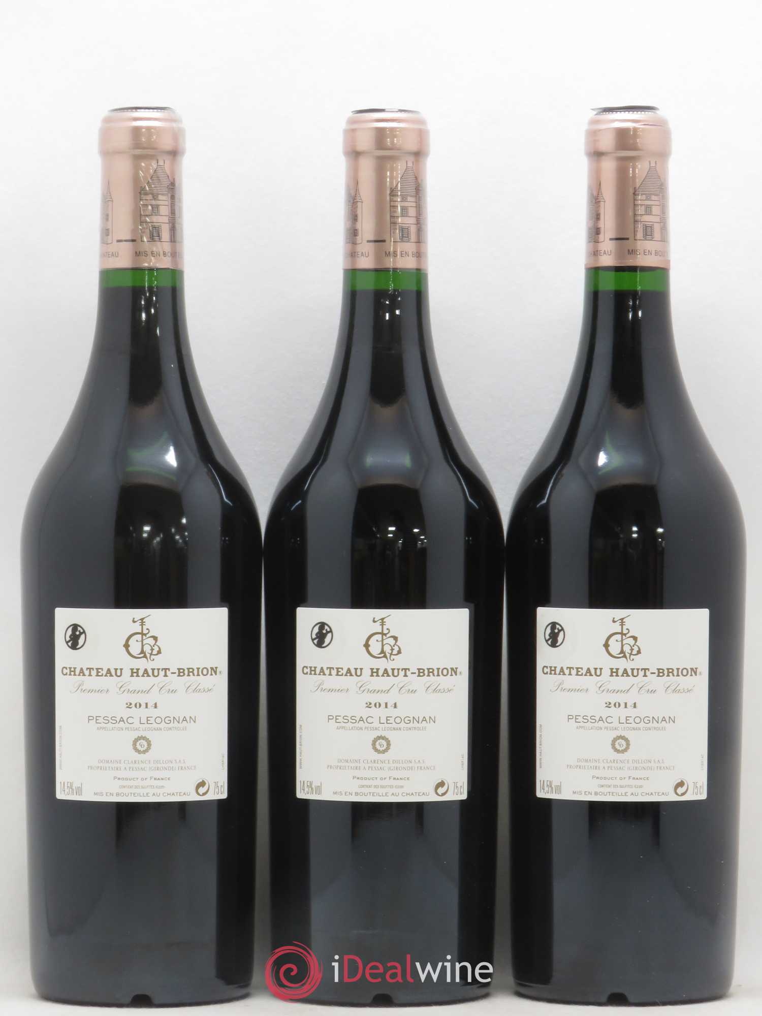 Château Haut Brion 1er Grand Cru Classé 2014 - Lot de 12 bouteilles - 8