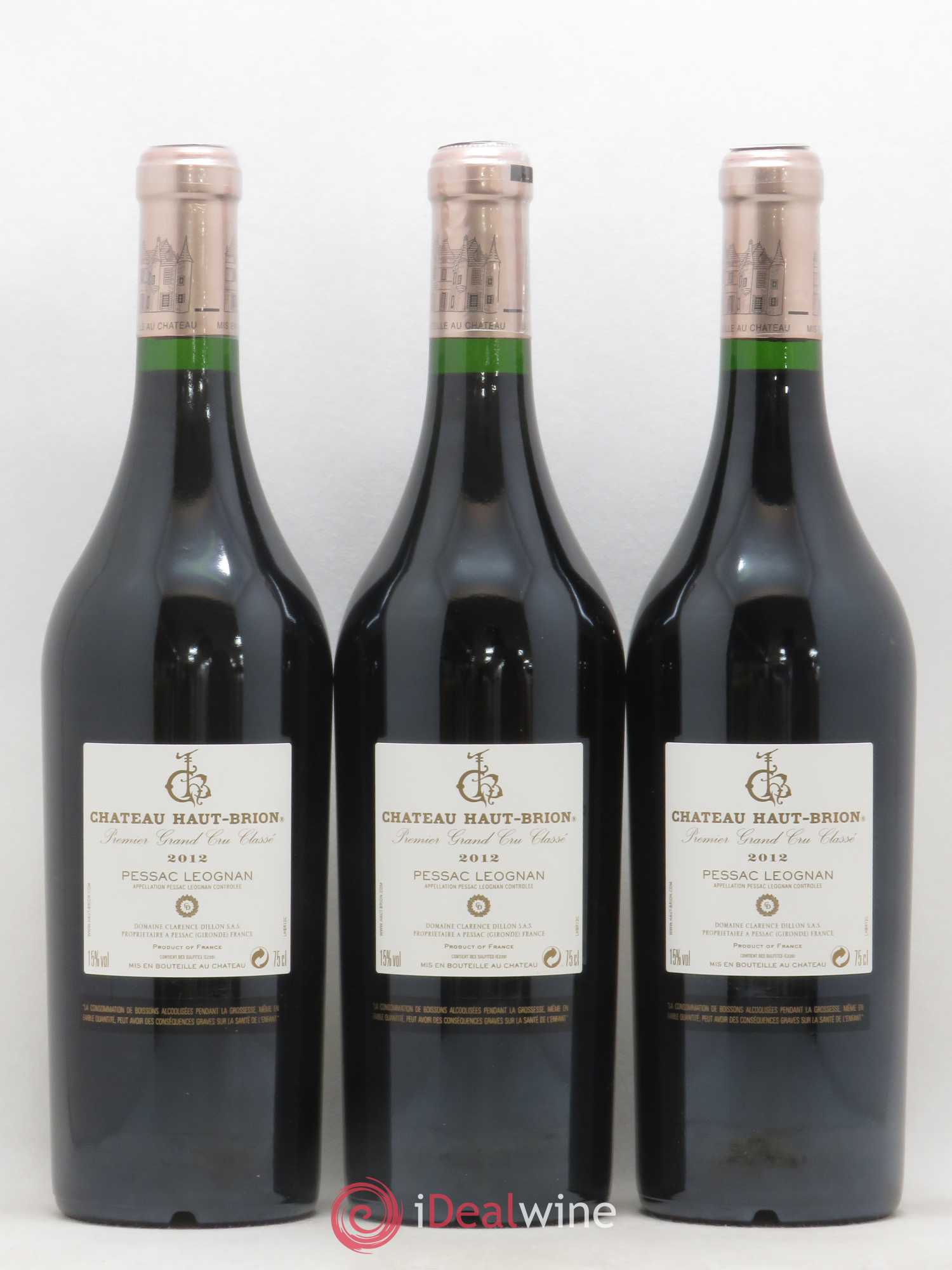 Château Haut Brion 1er Grand Cru Classé 2012 - Lot de 6 bouteilles - 4