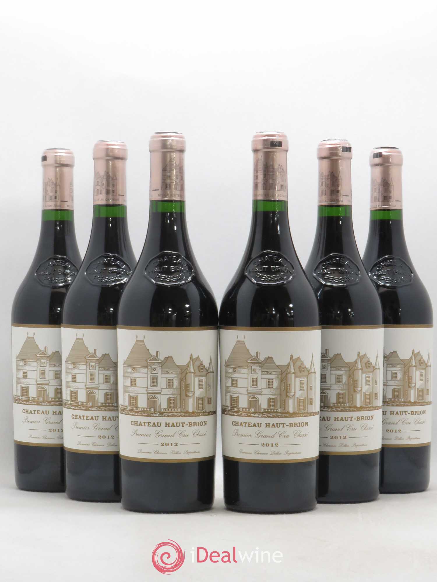 Château Haut Brion 1er Grand Cru Classé 2012 - Lot de 6 bouteilles - 0
