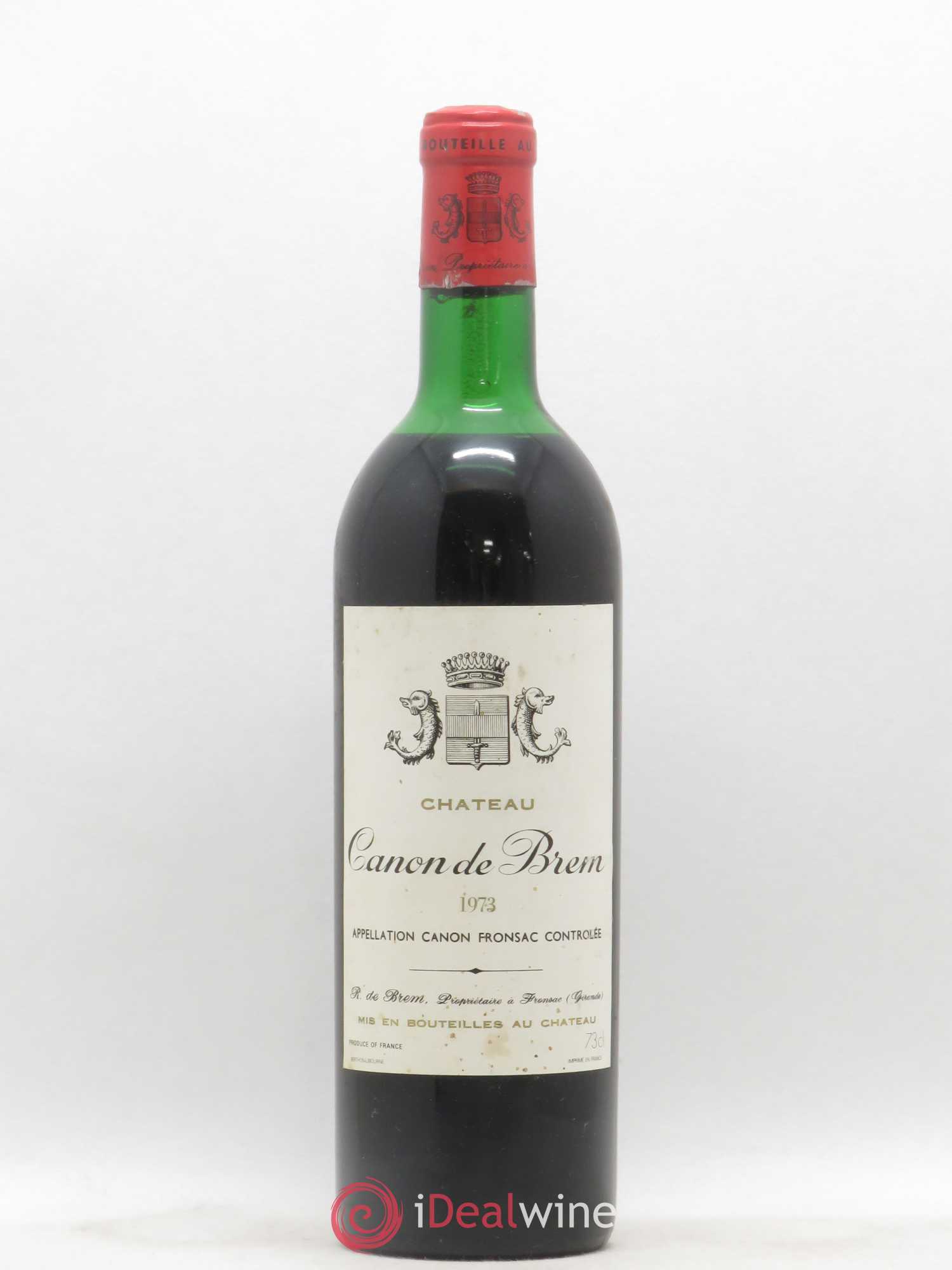 Canon-Fronsac Château Canon de Brem 1973 - Lot de 1 bouteille - 0