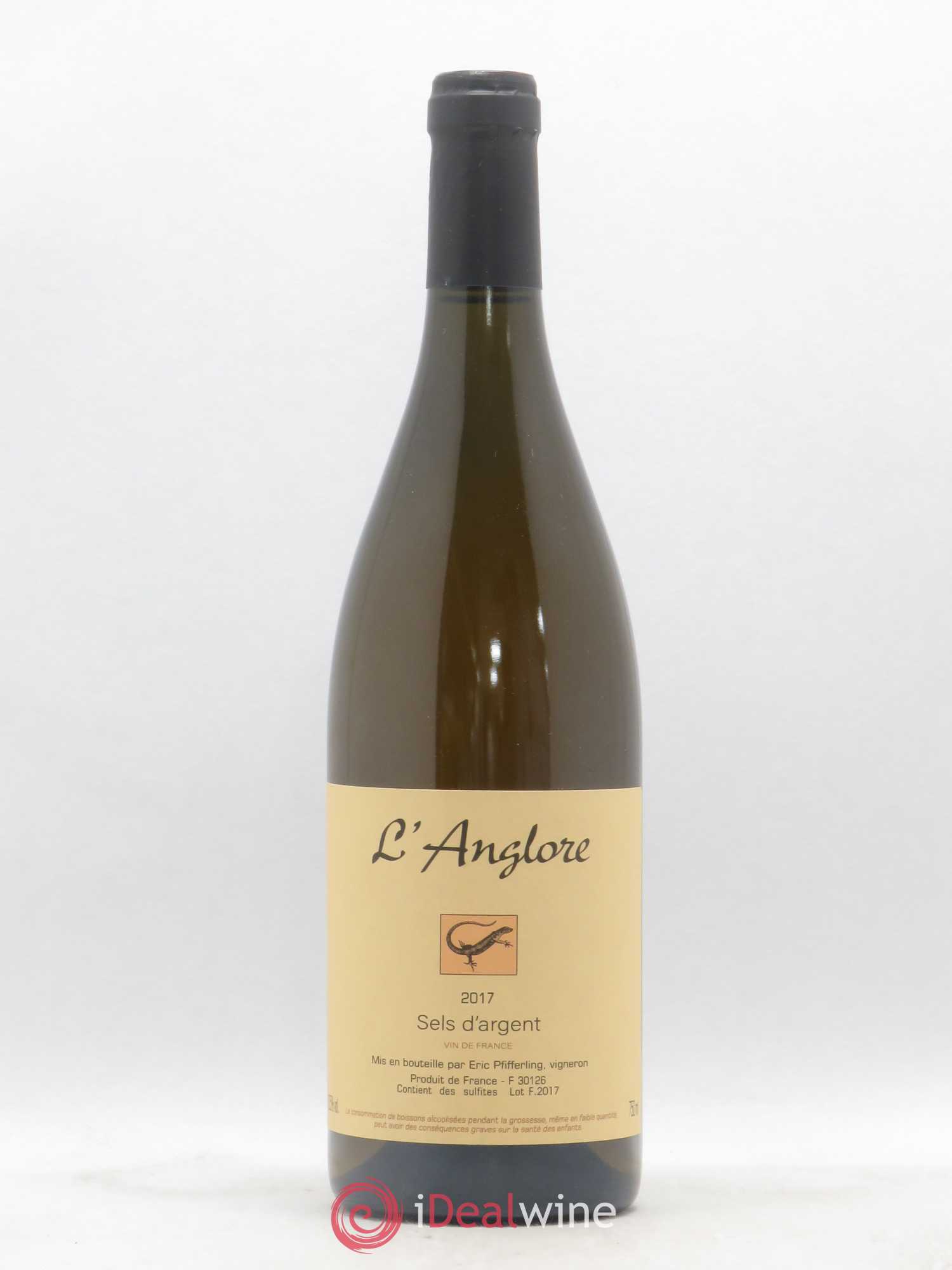 Vin de France Sels d'argent L'Anglore 2017 - Lot de 1 bouteille - 0