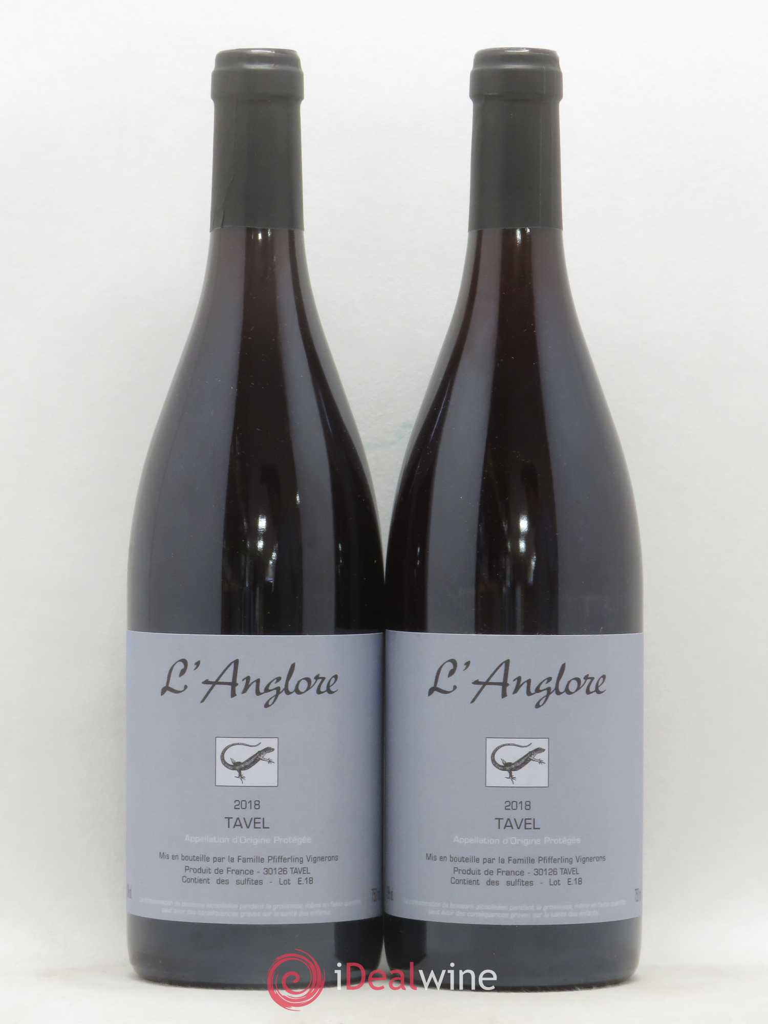 Tavel L'Anglore 2018 - Lot de 2 bouteilles - 0