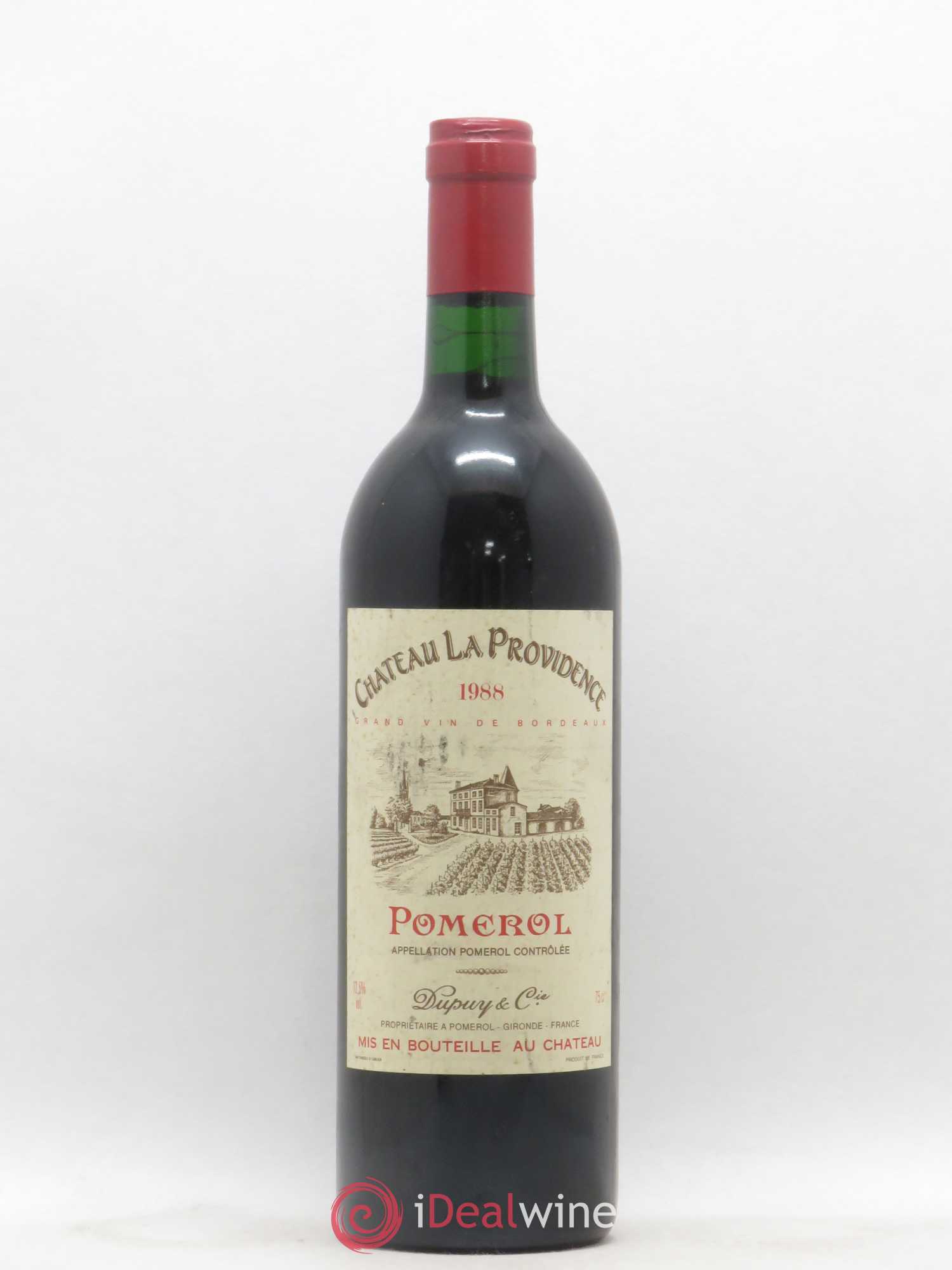 Château Providence (La Providence) 1988 - Lot de 1 bouteille - 0