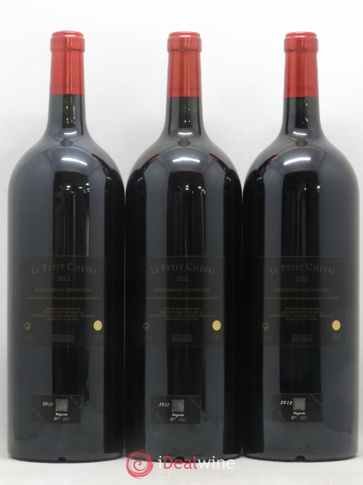 Le Petit Cheval Second Vin 2012 - Lot de 3 magnums - 1