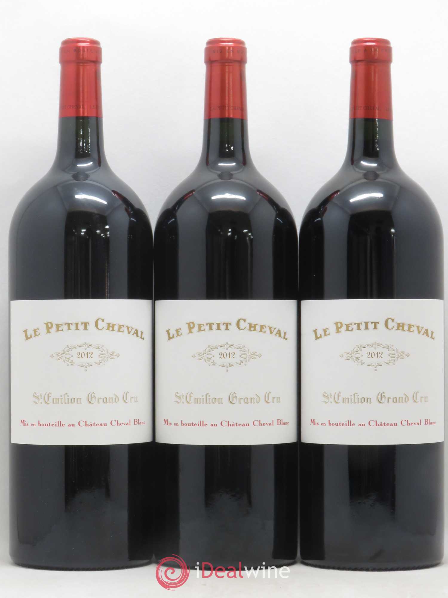 Le Petit Cheval Second Vin 2012 - Lot de 3 magnums - 0