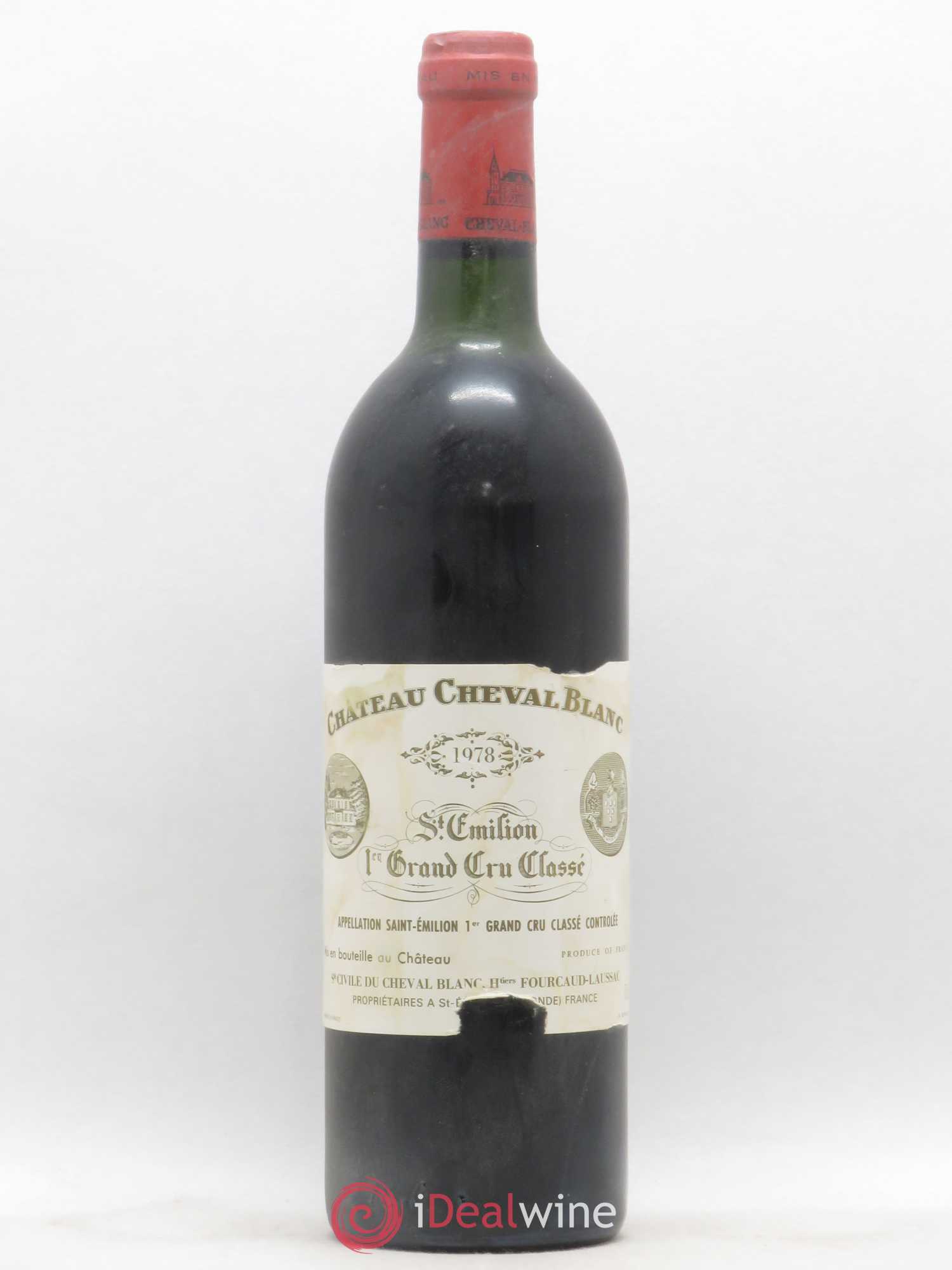 Château Cheval Blanc 1er Grand Cru Classé A 1978 - Lot de 1 bouteille - 0