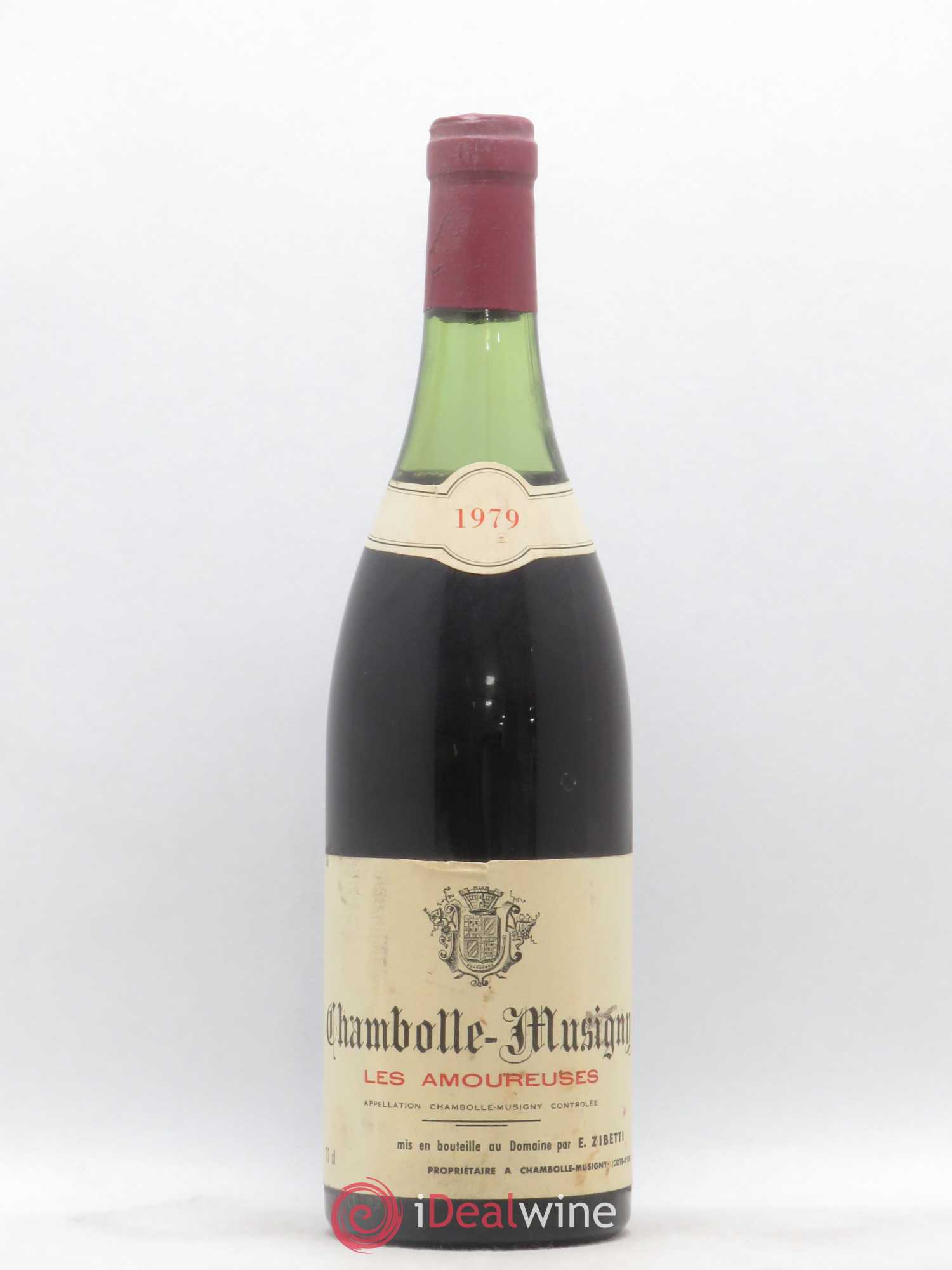 Chambolle-Musigny 1er Cru Les Amoureuses Domaine Zibetti 1979 - Posten von 1 Flasche - 0