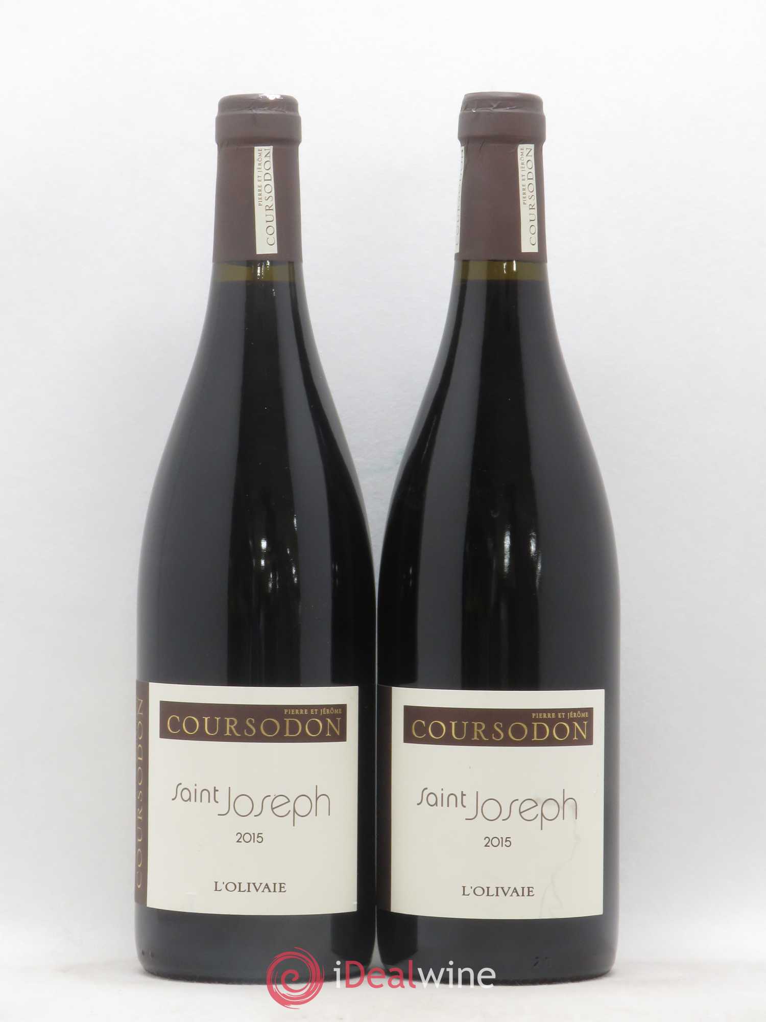 Saint-Joseph L'Olivaie Pierre et Jérôme Coursodon 2015 - Lot de 2 bouteilles - 0